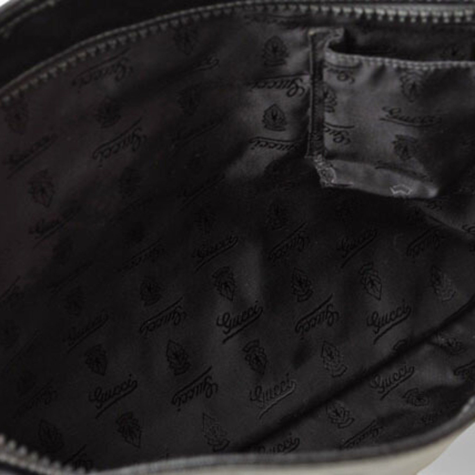 Gucci GUCCI Shoulder Bag Crest Emblem PVC Black 181093 Size ONE SIZE - 13 Thumbnail