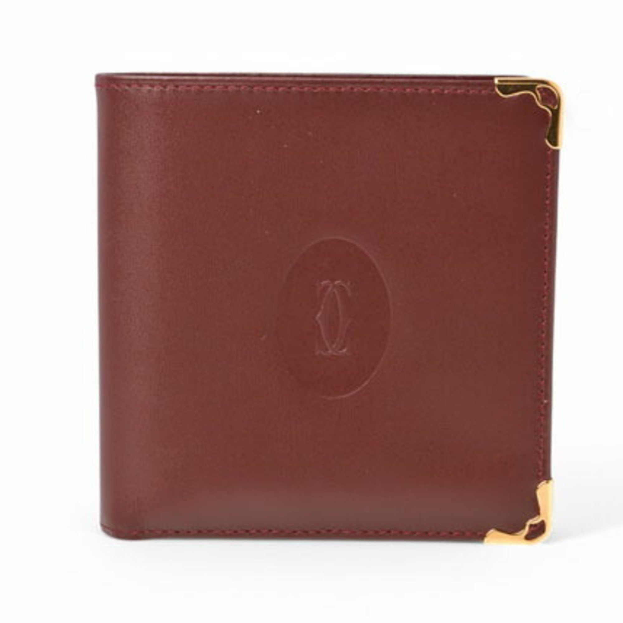 Cartier Cartier Bi-fold Wallet Men's Must de Bordeaux L3000451 Size ONE SIZE - 3 Thumbnail