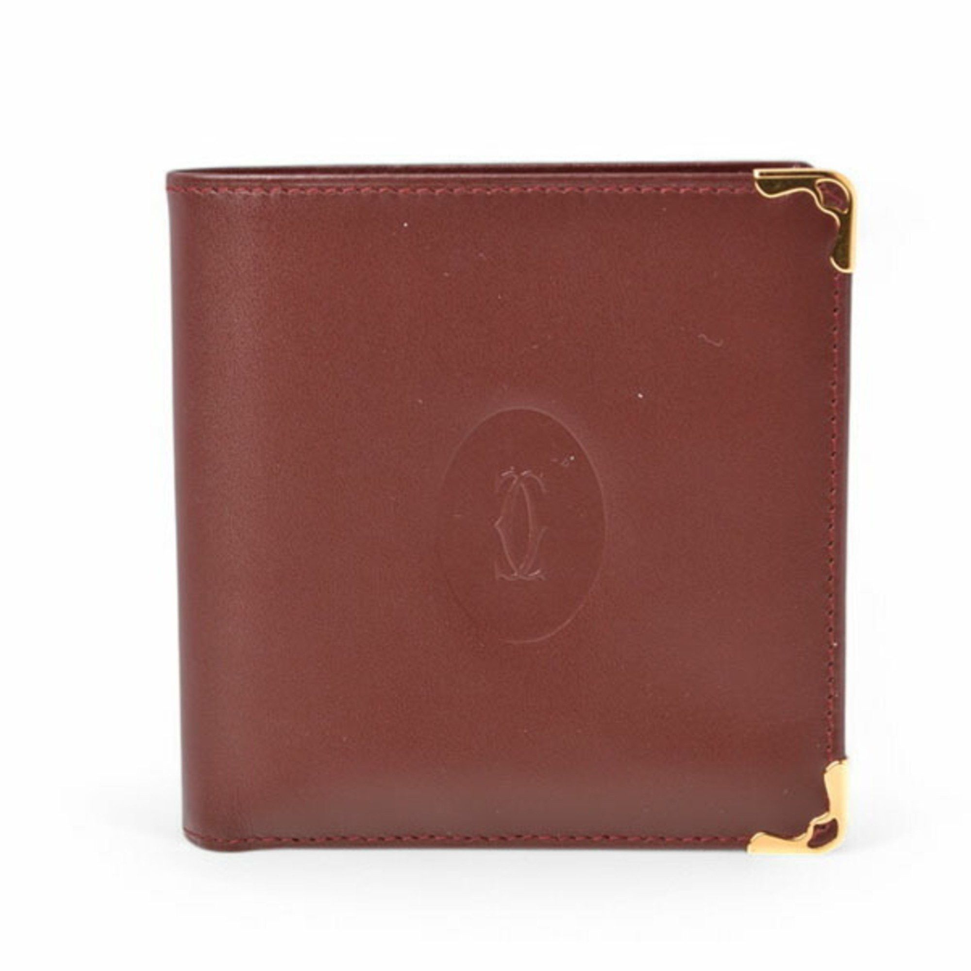 Cartier Cartier Bi-fold Wallet Men's Must de Bordeaux L3000451 Size ONE SIZE - 2 Thumbnail