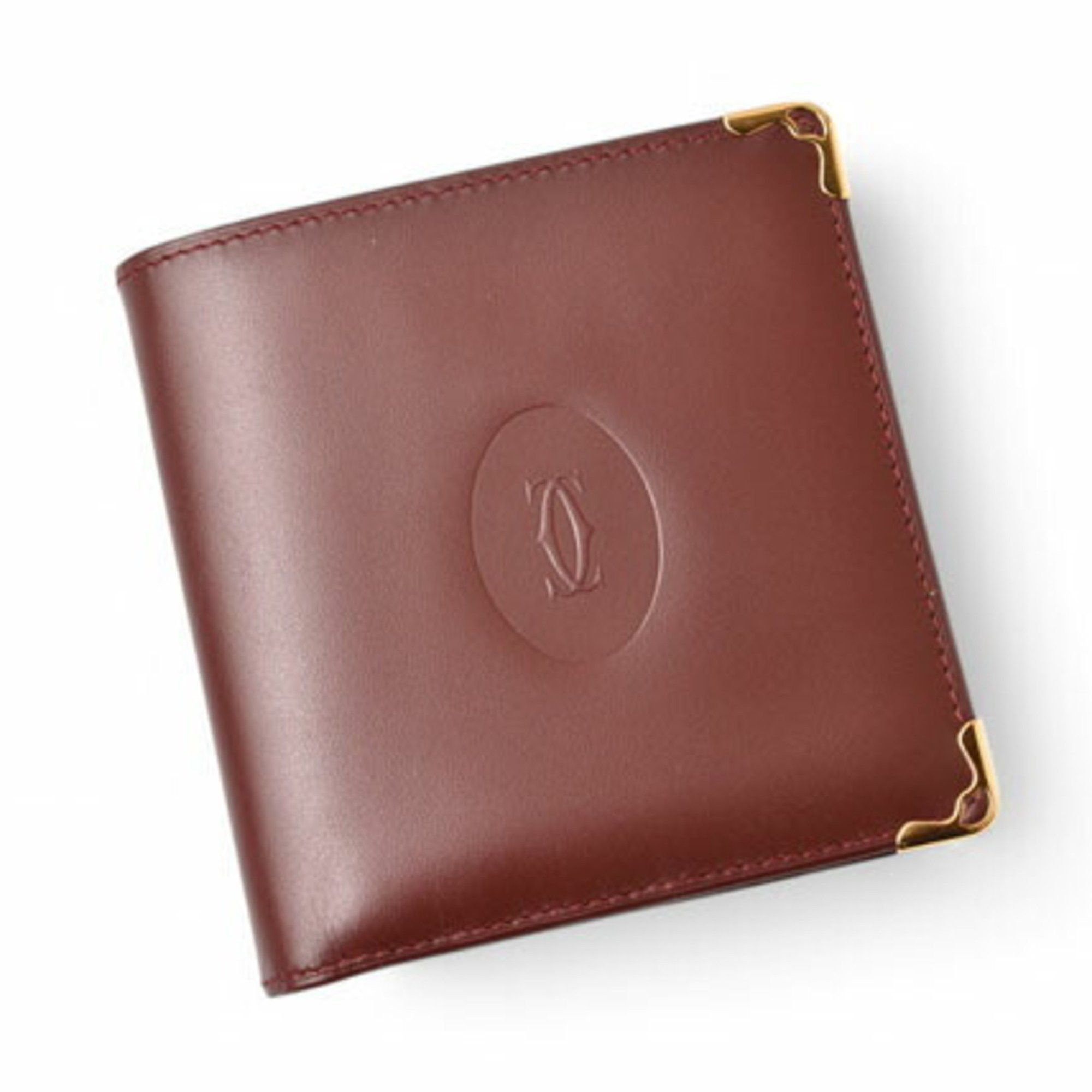 Cartier Cartier Bi-fold Wallet Men's Must de Bordeaux L3000451 Size ONE SIZE - 4 Thumbnail
