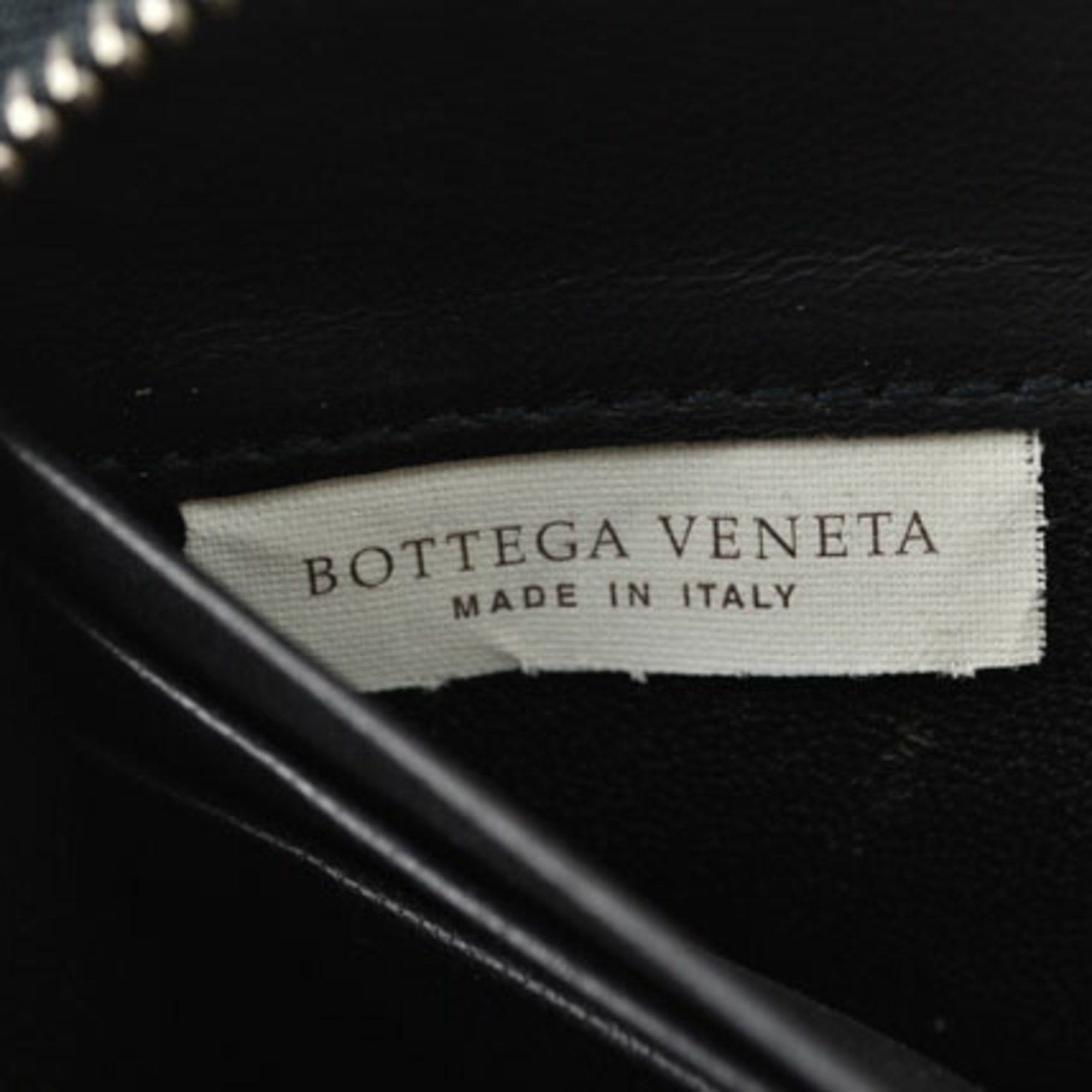 Bottega Veneta BOTTEGA VENETA Wallet, Round, Navy Multi Size ONE SIZE - 13 Thumbnail