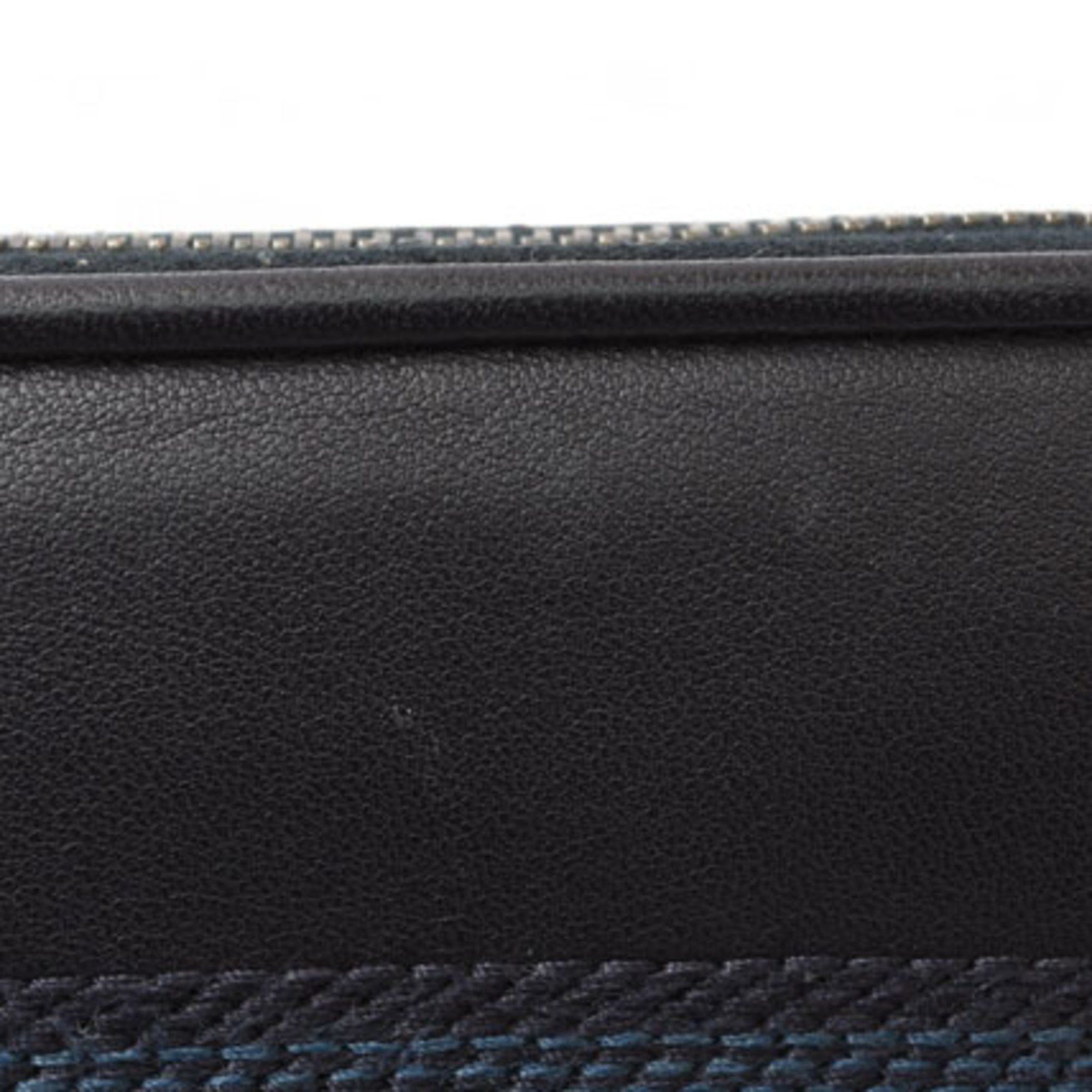 Bottega Veneta BOTTEGA VENETA Wallet, Round, Navy Multi Size ONE SIZE - 14 Thumbnail