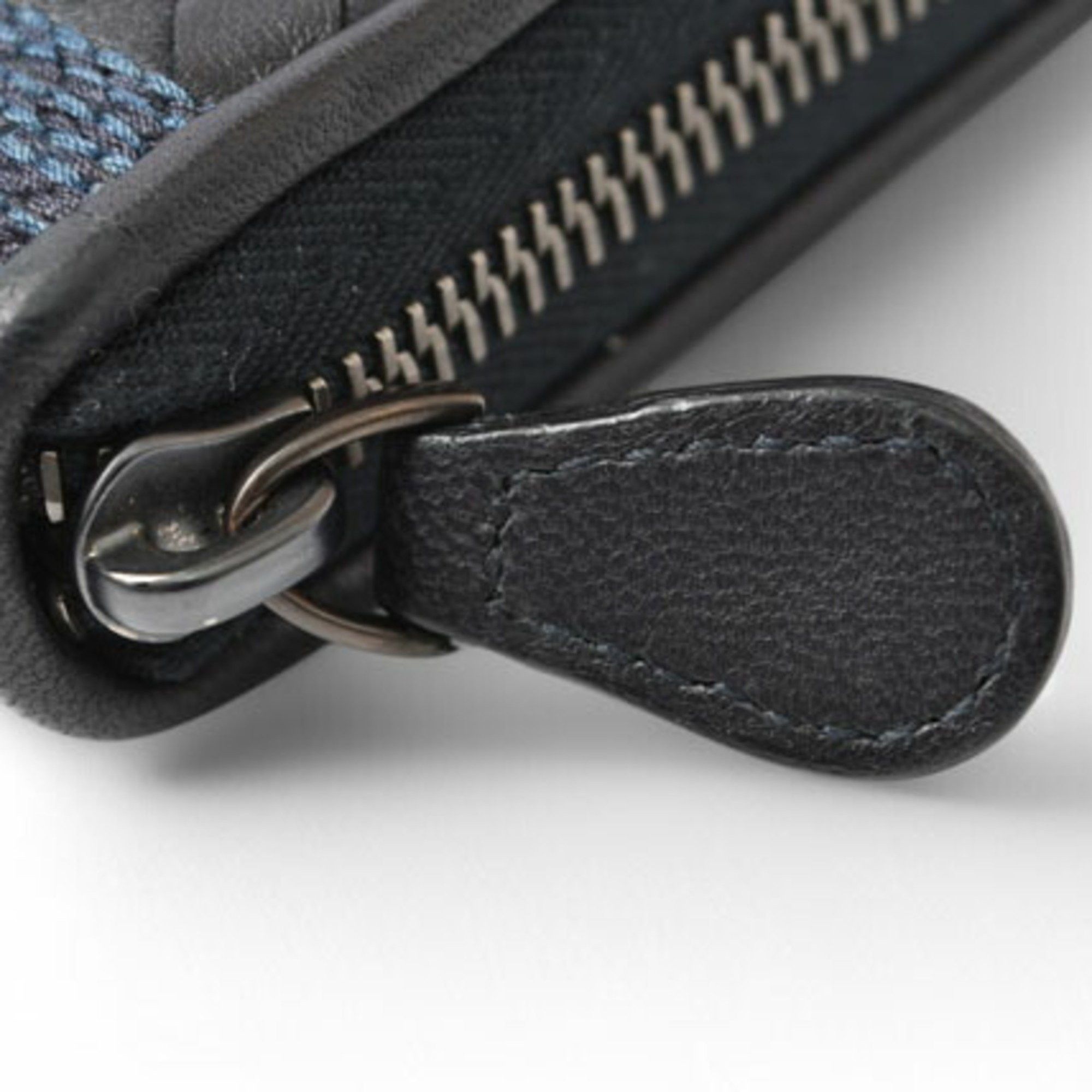Bottega Veneta BOTTEGA VENETA Wallet, Round, Navy Multi Size ONE SIZE - 5 Thumbnail