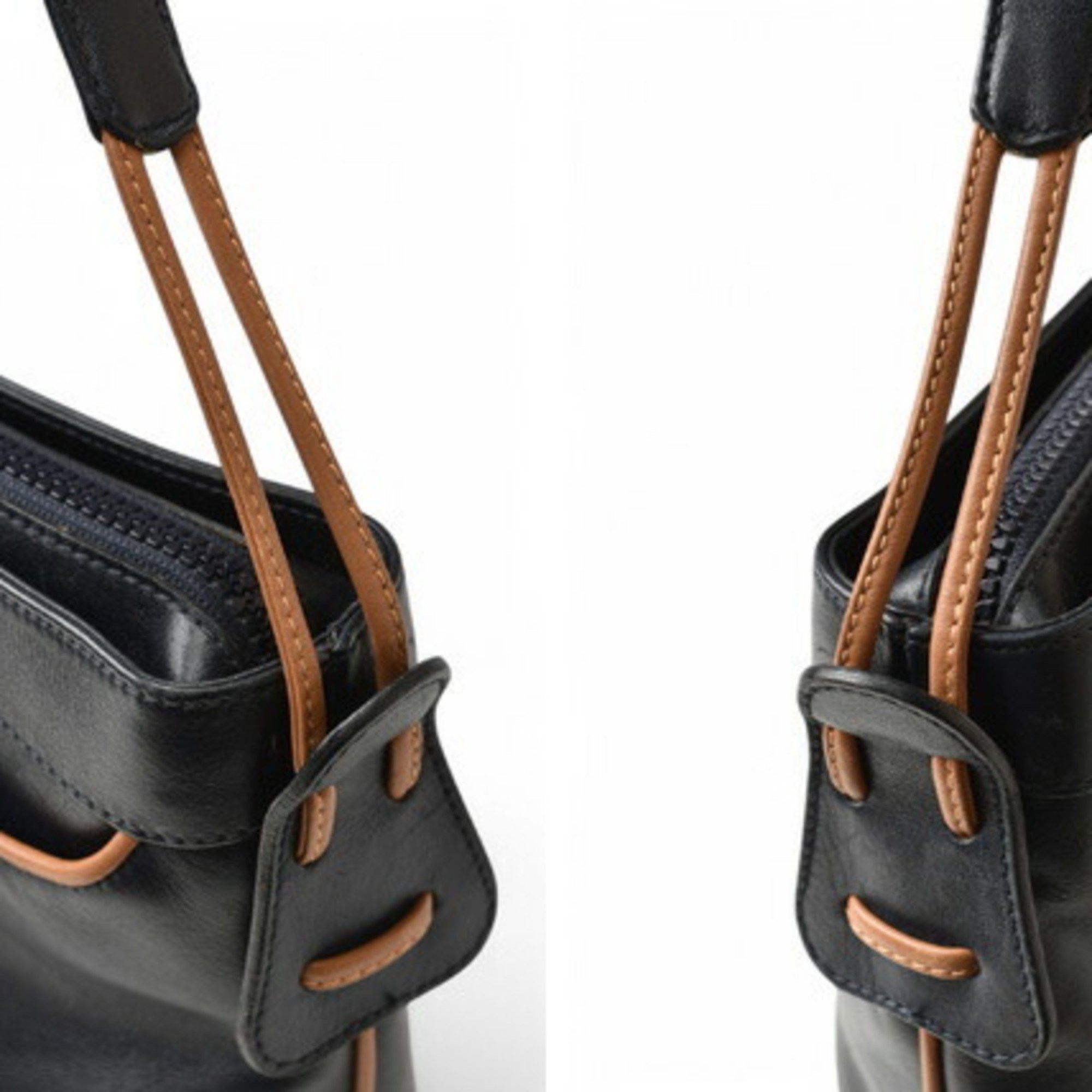 Celine CELINE ALL SOFT Shoulder Bag Dark Navy Size ONE SIZE - 5 Thumbnail