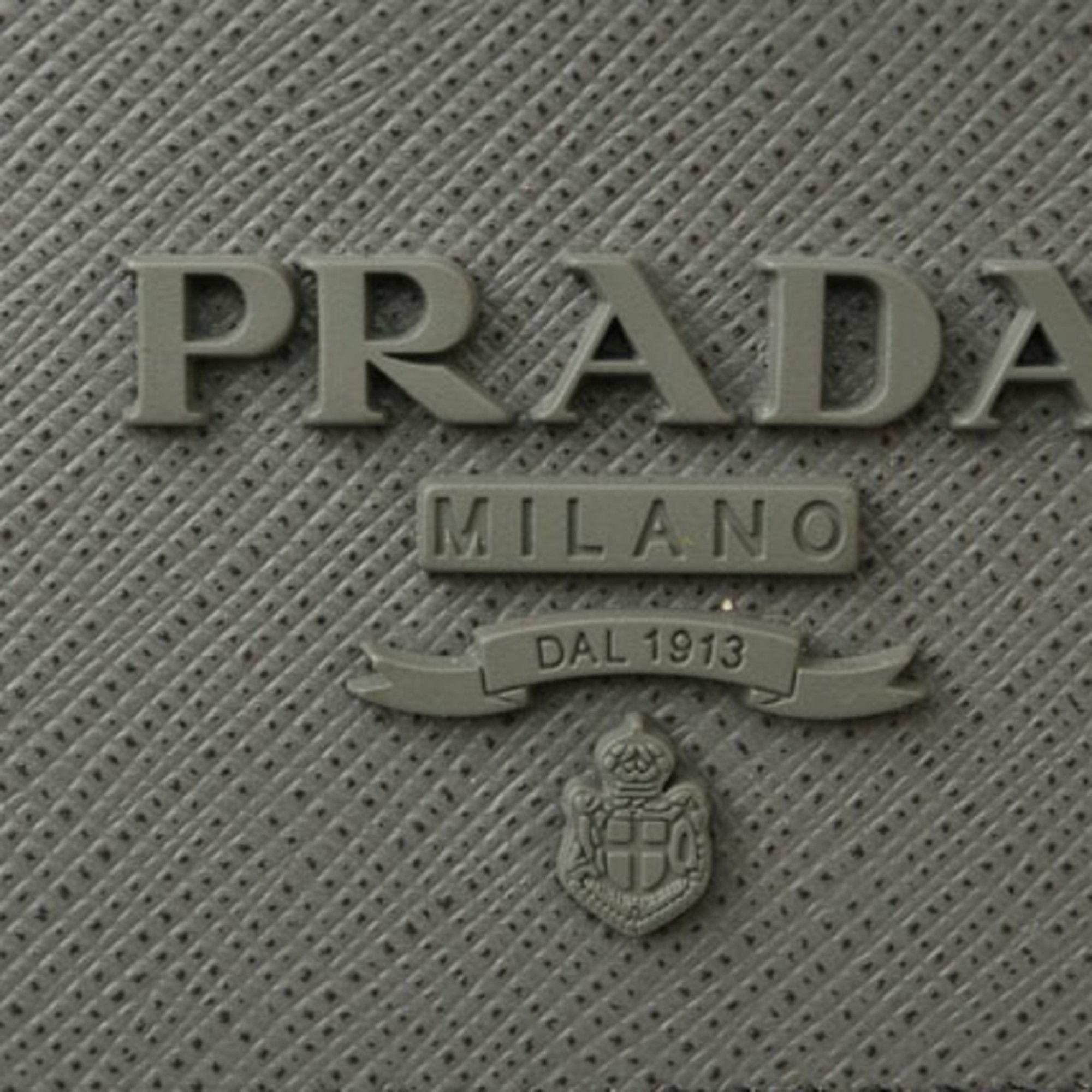 Prada Prada Card Case Business Holder PRADA SAFFIANO Saffiano Light Grey 1MC025 Size ONE SIZE - 7 Thumbnail