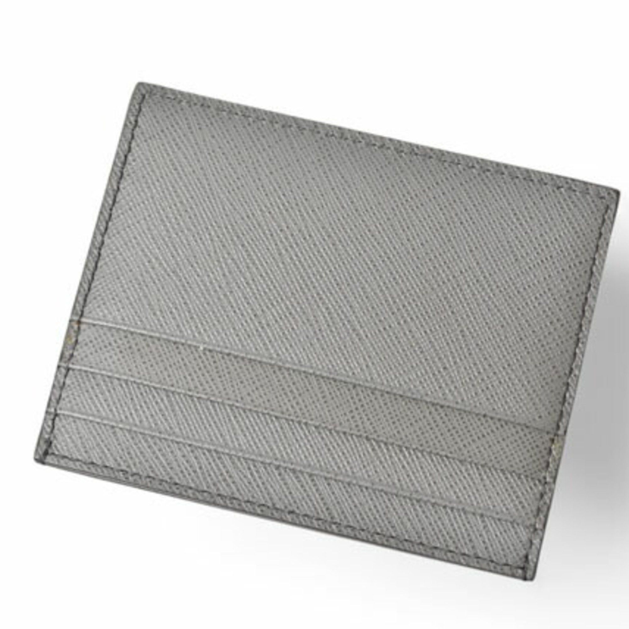 Prada Prada Card Case Business Holder PRADA SAFFIANO Saffiano Light Grey 1MC025 Size ONE SIZE - 4 Thumbnail