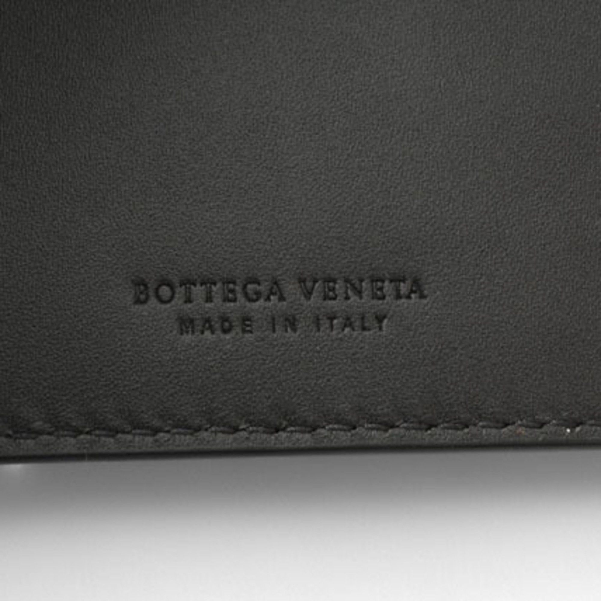 Bottega Veneta Bottega Veneta Wallet Money Clip BOTTEGA VENETA Folding Billfold Calfskin 123180 Gunmetal Size ONE SIZE - 7 Thumbnail