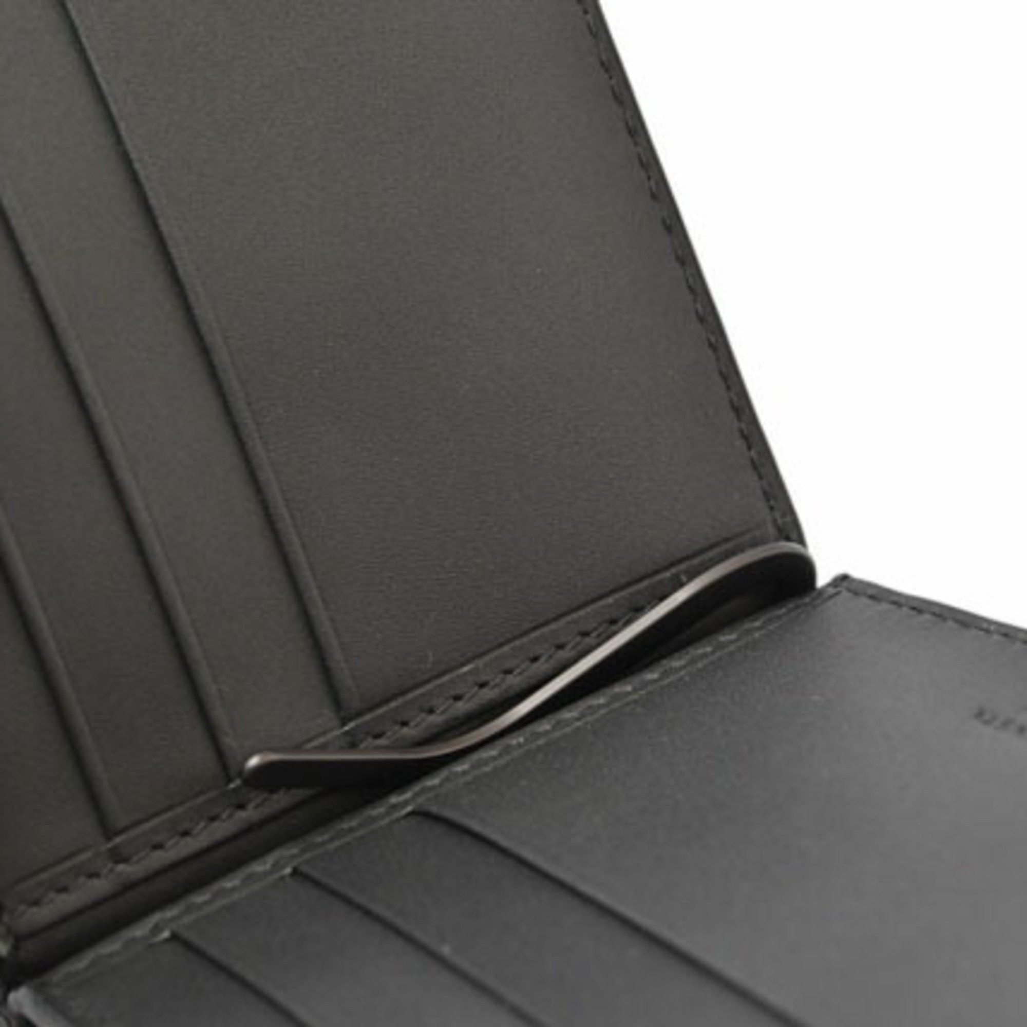 Bottega Veneta Bottega Veneta Wallet Money Clip BOTTEGA VENETA Folding Billfold Calfskin 123180 Gunmetal Size ONE SIZE - 8 Thumbnail