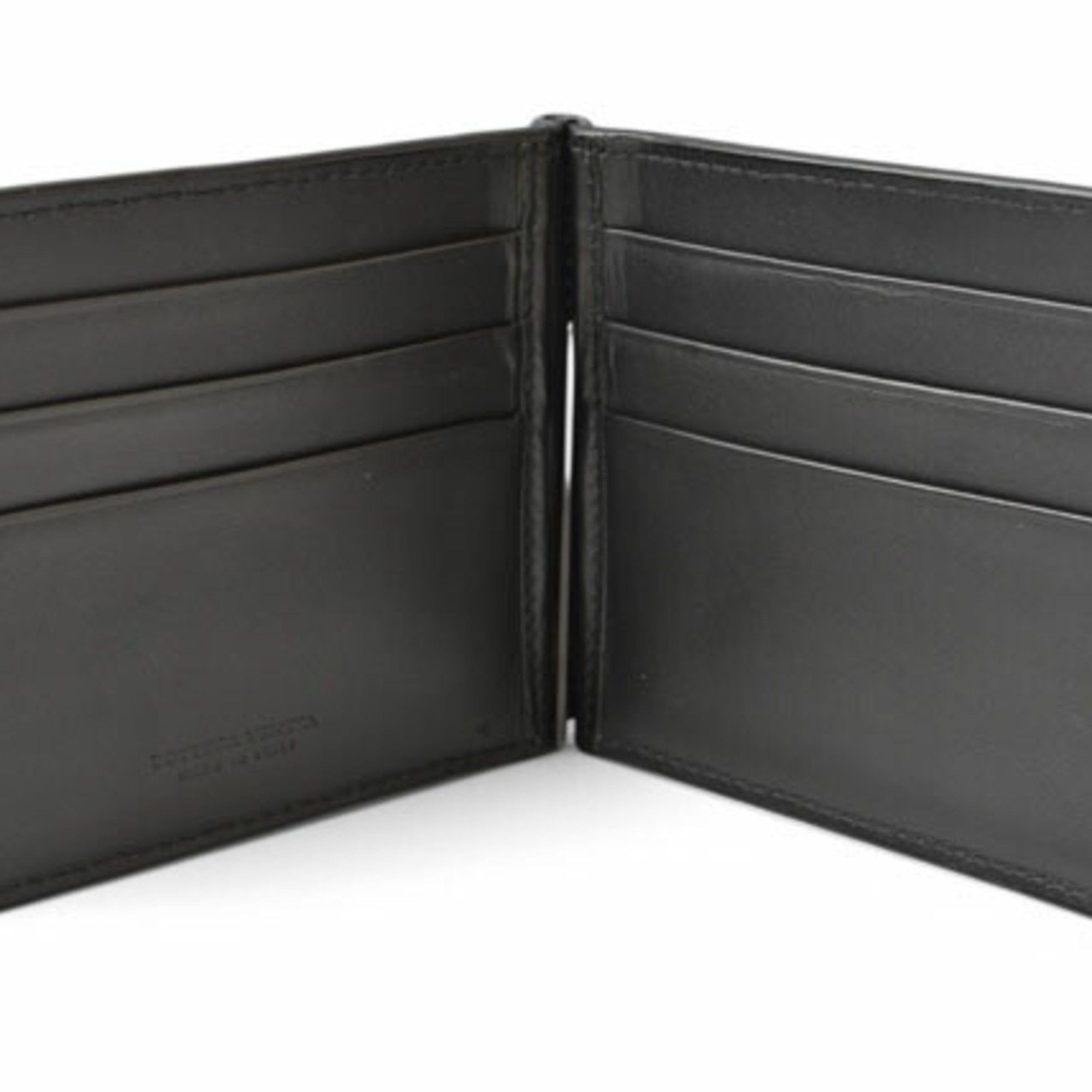Bottega Veneta Bottega Veneta Wallet Money Clip BOTTEGA VENETA Folding Billfold Calfskin 123180 Black Size ONE SIZE - 7 Thumbnail