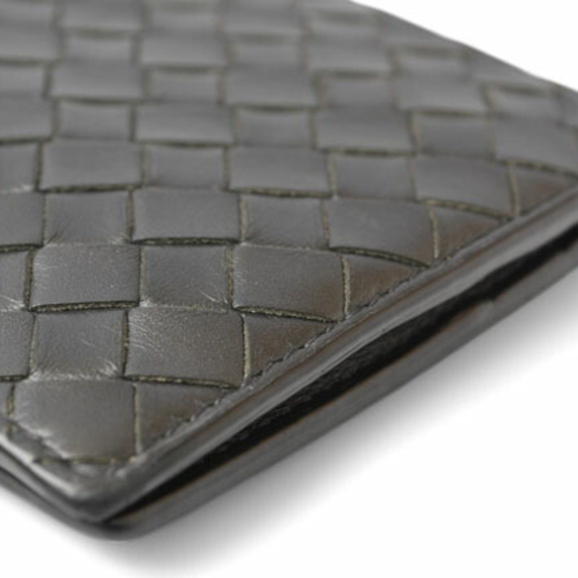 Bottega Veneta Bottega Veneta Wallet Money Clip BOTTEGA VENETA Folding Billfold Calfskin 123180 Black Size ONE SIZE - 8 Thumbnail