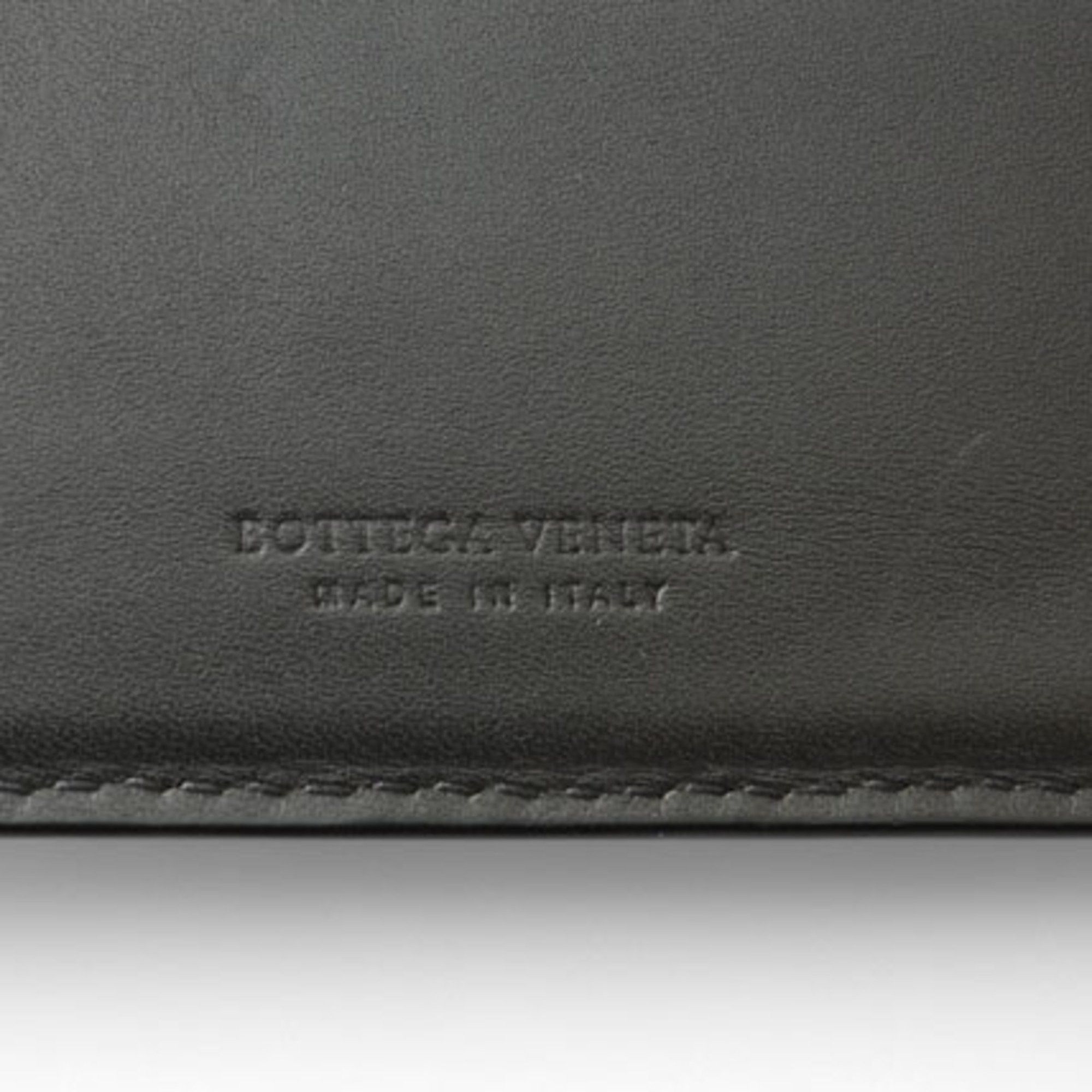 Bottega Veneta Bottega Veneta Wallet Money Clip BOTTEGA VENETA Folding Billfold Calfskin 123180 Black Size ONE SIZE - 5 Thumbnail