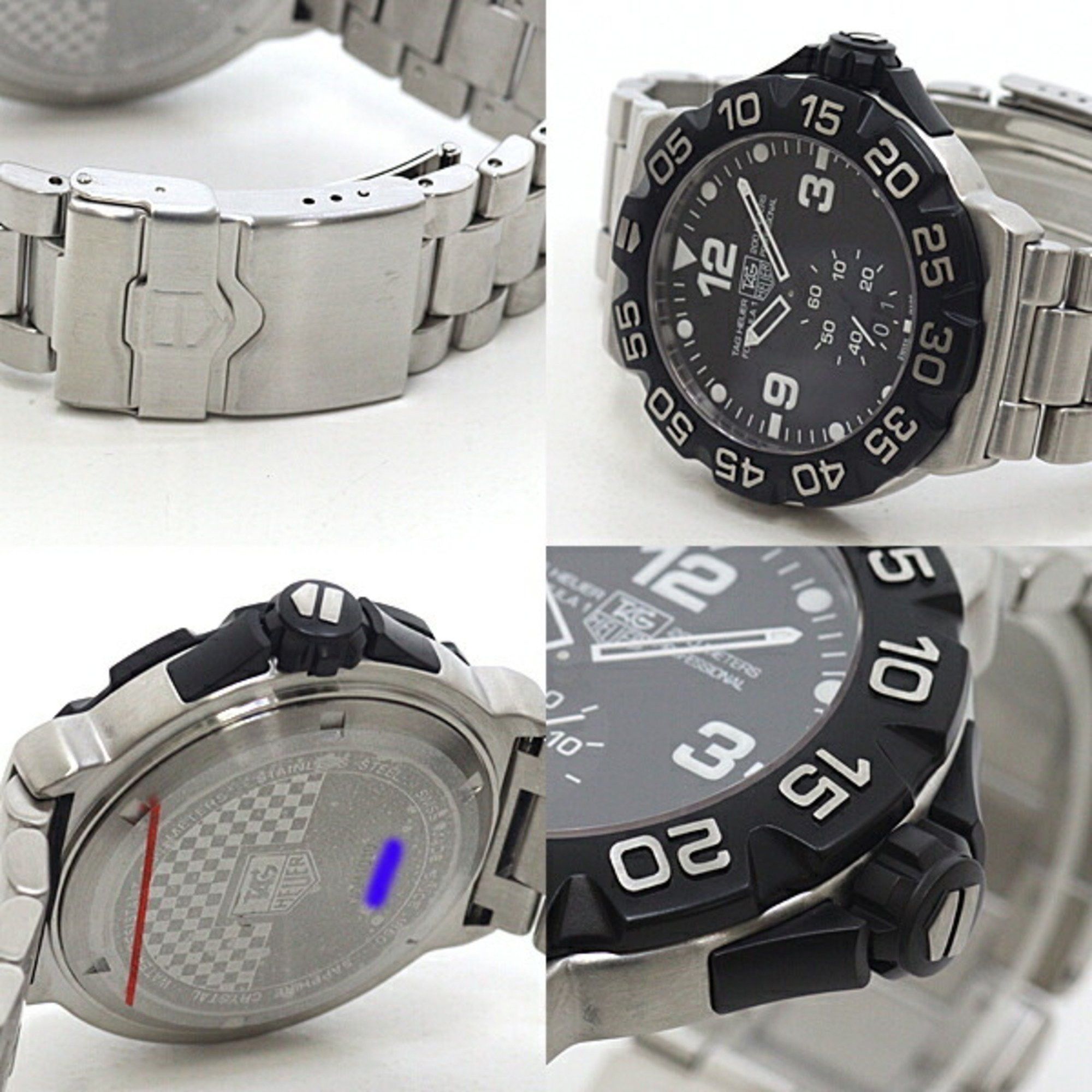 TAG Heuer Men's Watch Formula 1 WAH1010 Black Dial Quartz Finished