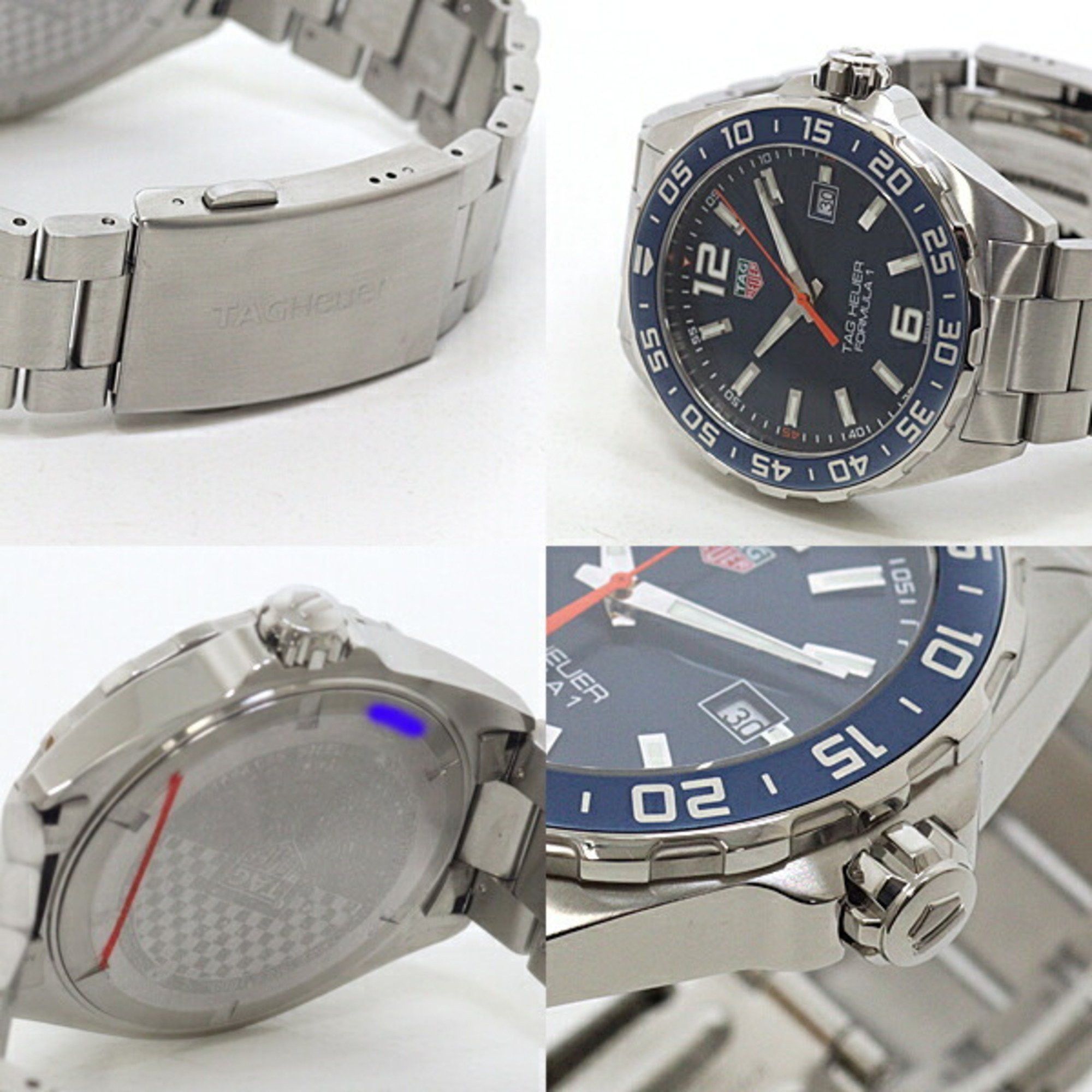 Tag Heuer TAG Heuer Men's Watch Formula 1 WAZ1010 Blue Dial Quartz Finished Size ONE SIZE - 3 Thumbnail