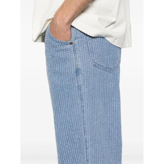 Honor the Gift HONOR THE GIFT Men Straight Pants HTG250113 INDIG BLUE Size US 28 / EU 44 - 2 Thumbnail