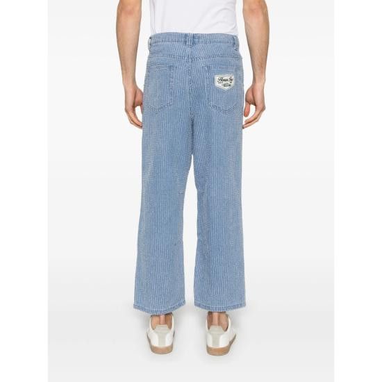 Honor the Gift HONOR THE GIFT Men Straight Pants HTG250113 INDIG BLUE Size US 30 / EU 46 - 4 Thumbnail