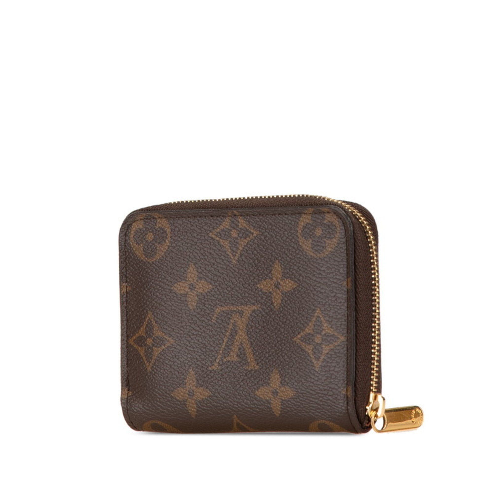 Louis Vuitton Louis Vuitton Monogram Zippy Coin Purse Case M60067 Brown PVC Leather Women's LOUIS VUITTON Size ONE SIZE - 2 Thumbnail