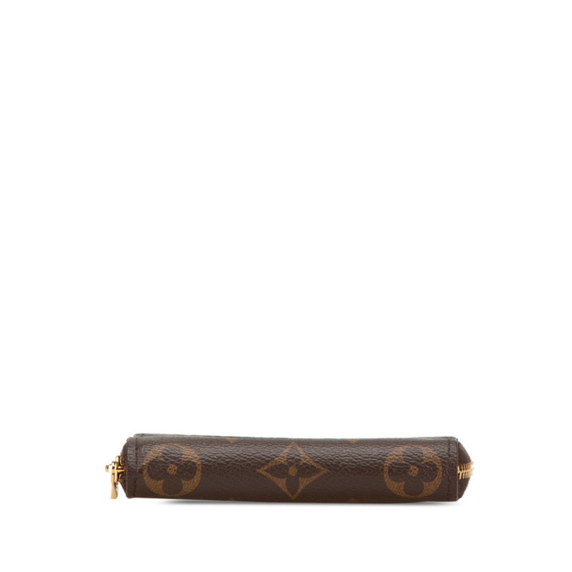 Louis Vuitton Louis Vuitton Monogram Zippy Coin Purse Case M60067 Brown PVC Leather Women's LOUIS VUITTON Size ONE SIZE - 3 Thumbnail