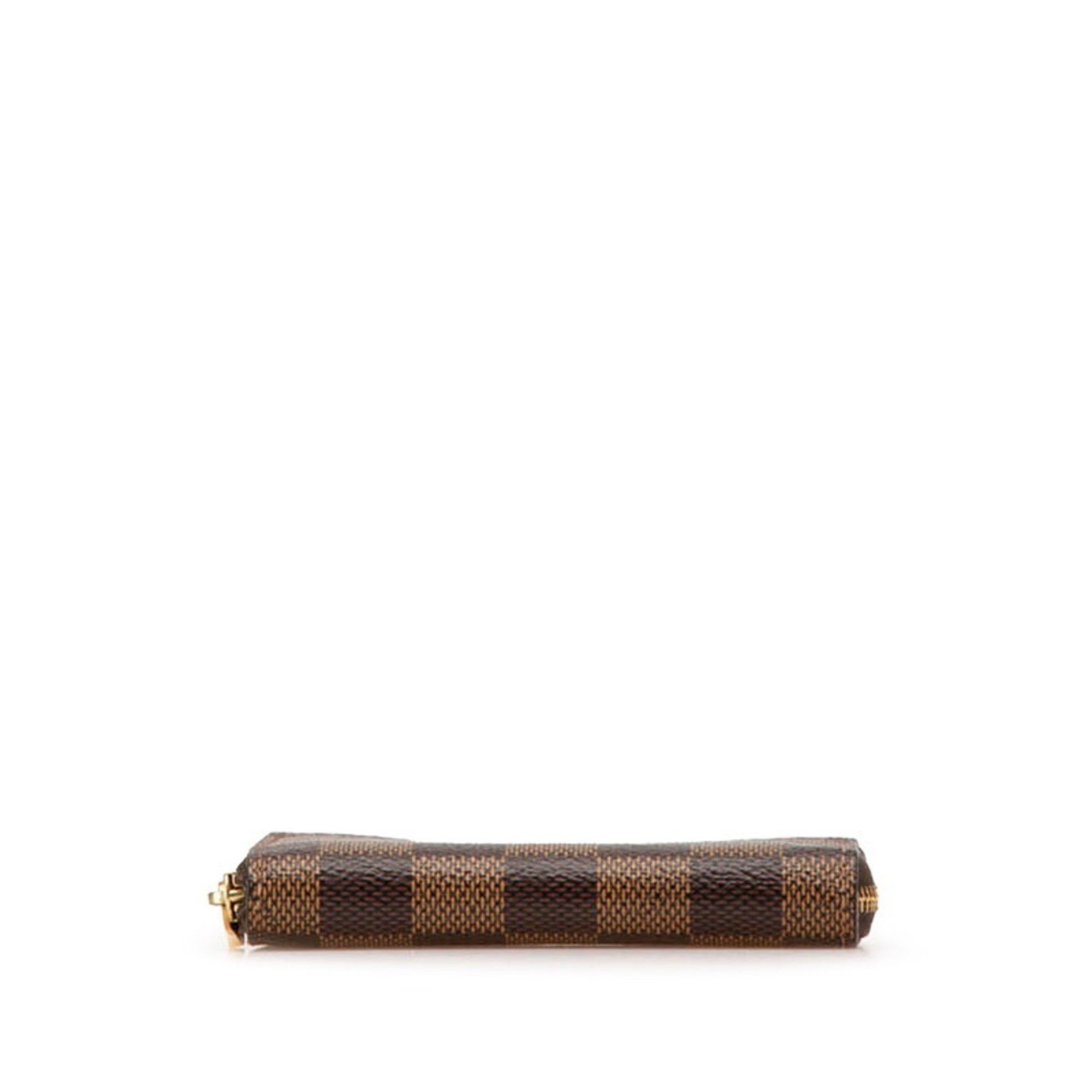 Louis Vuitton Louis Vuitton Damier Zippy Coin Purse Case N63070 Brown PVC Women's LOUIS VUITTON Size ONE SIZE - 3 Thumbnail