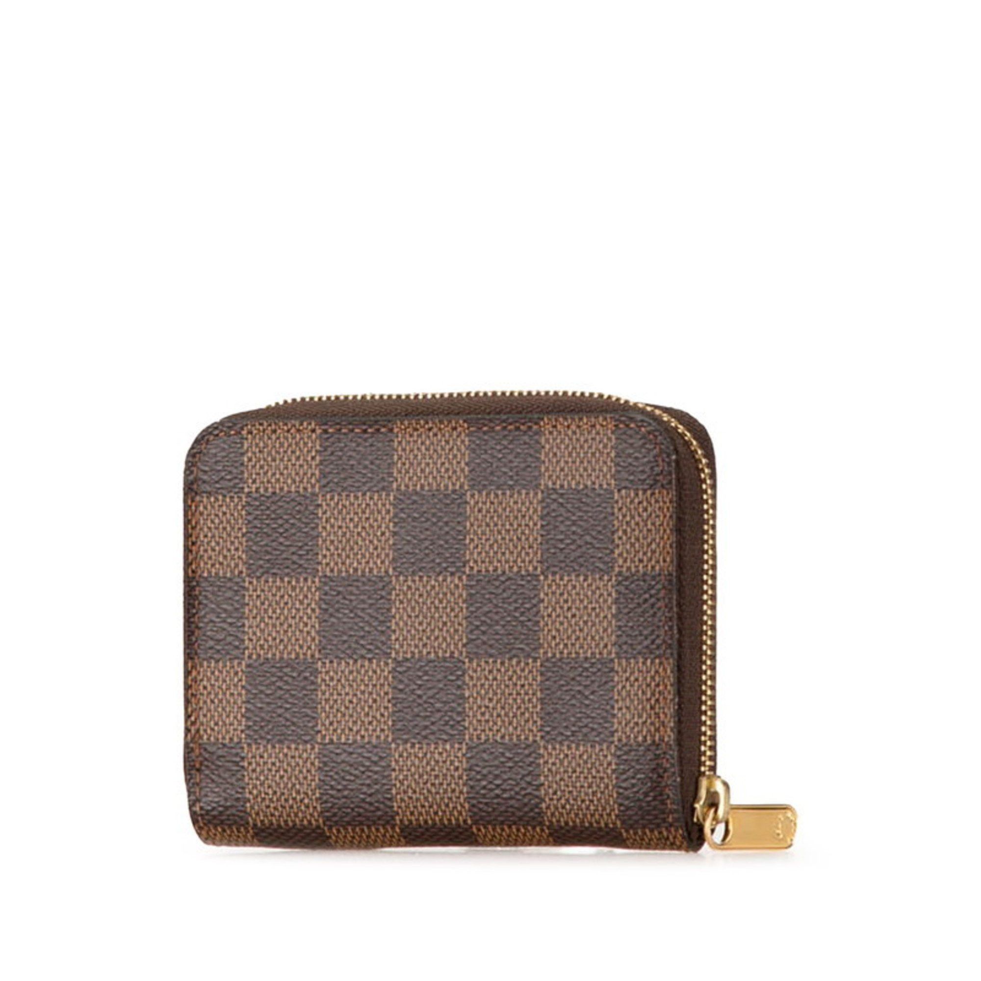 Louis Vuitton Louis Vuitton Damier Zippy Coin Purse Case N63070 Brown PVC Women's LOUIS VUITTON Size ONE SIZE - 2 Thumbnail