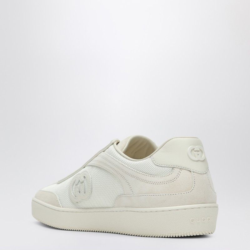 Gucci Gucci Sneakers With Gg Cross In White Leather And Mesh Size US 11 / IT 41 - 2 Thumbnail