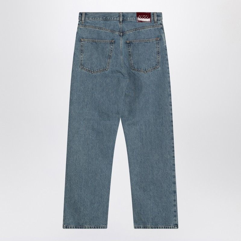 Gucci Gucci Light Blue Wide-Leg Jeans Size 27" / US 4 / IT 40 - 2 Thumbnail
