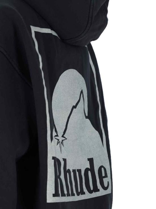 Rhude RHUDE Men Hoodies RHPS25HO05012 2306 Black Size US M / EU 48-50 / 2 - 4 Thumbnail