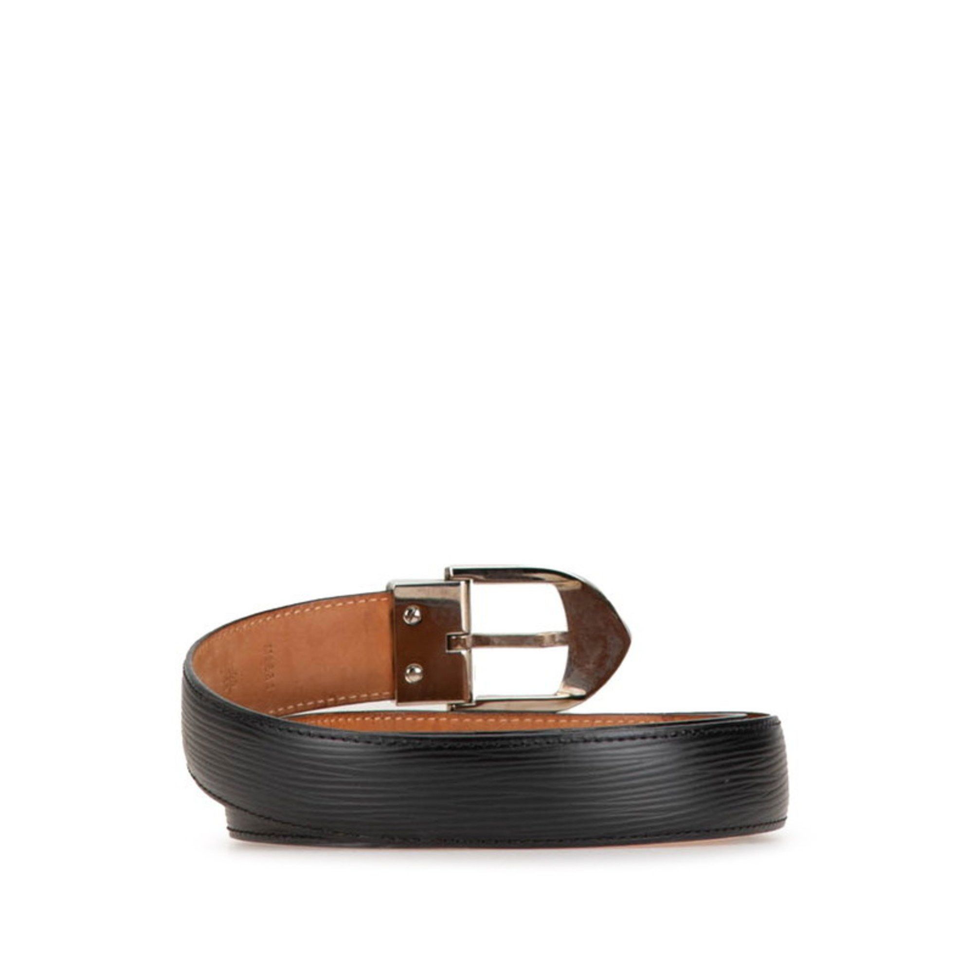 Louis Vuitton Louis Vuitton Epi Santur Classic Belt Size: 95/38 M6833 Noir Black Leather Men's LOUIS VUITTON Size ONE SIZE - 3 Thumbnail