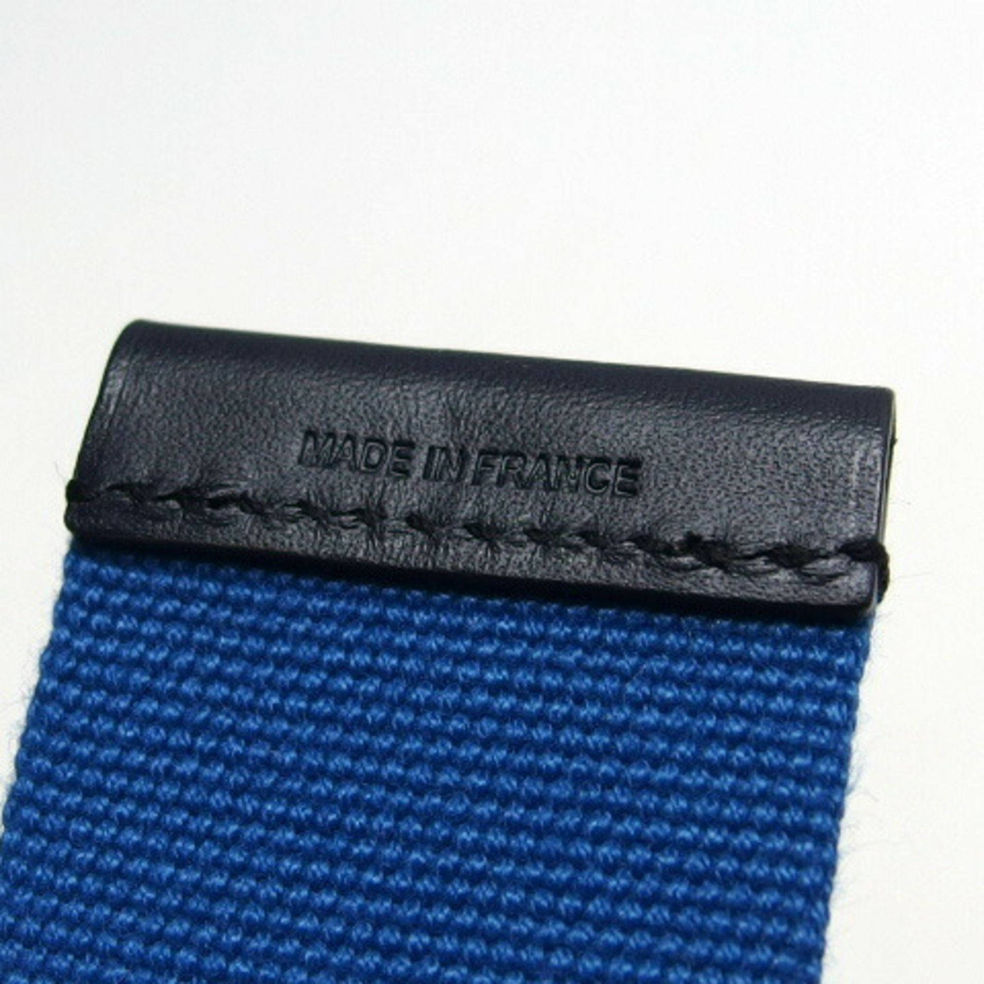 Hermes Hermes Belt Nomade Textile Blue x Black Size M Size ONE SIZE - 11 Thumbnail