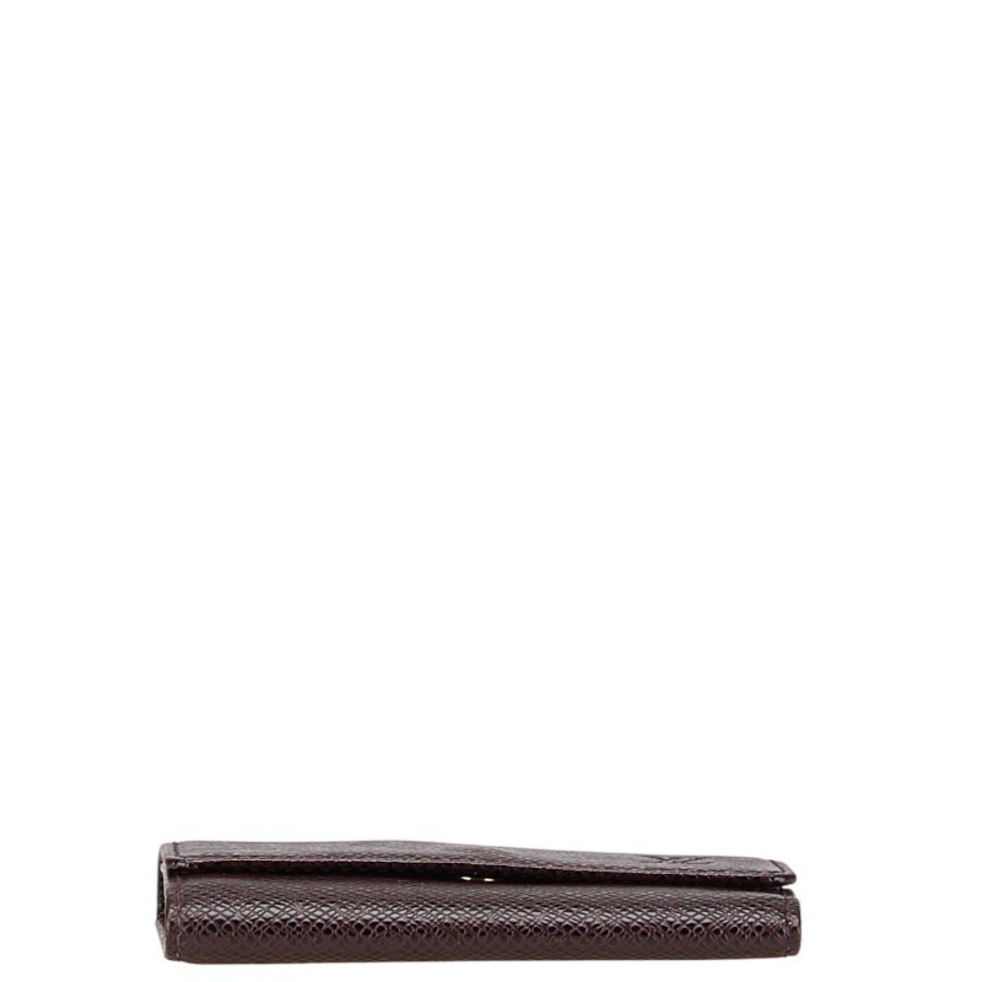 Louis Vuitton Louis Vuitton Taiga Multicle 6 Key Case M30536 Acajou Brown PVC Leather Men's LOUIS VUITTON Size ONE SIZE - 3 Thumbnail