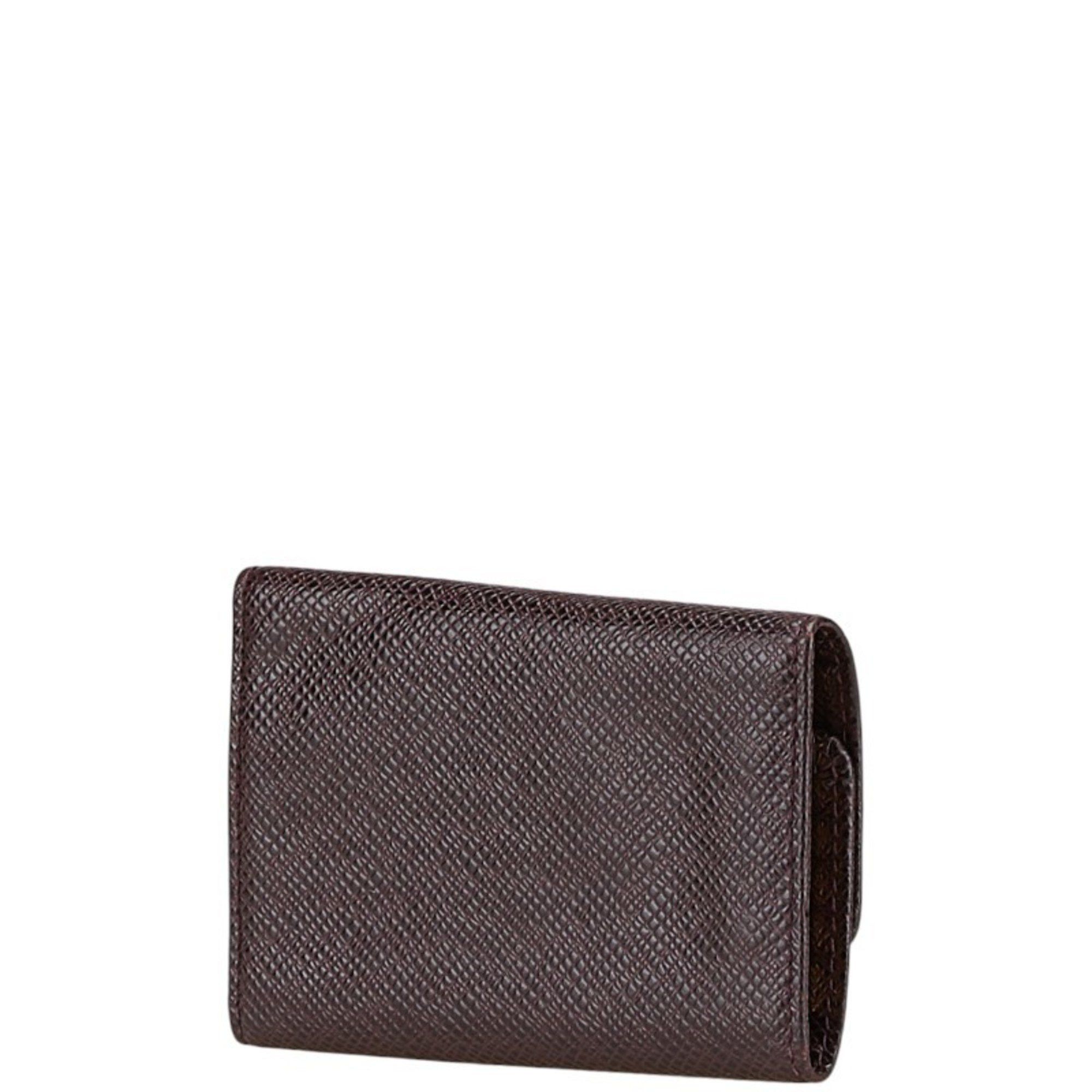 Louis Vuitton Louis Vuitton Taiga Multicle 6 Key Case M30536 Acajou Brown PVC Leather Men's LOUIS VUITTON Size ONE SIZE - 2 Thumbnail
