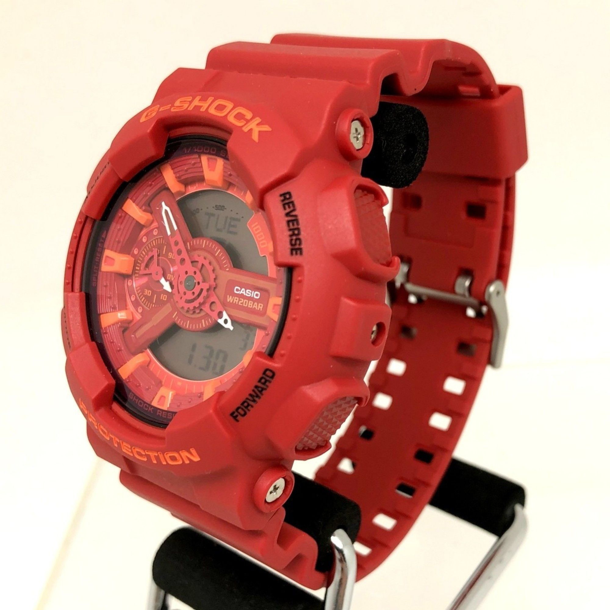 Casio G-SHOCK CASIO Watch GA-110AC-4A Blue and Red Series Model Big Case LED Light Layered Dial Analog-Digi Released March 2013 Kaizuka Store ITJQN43HQGDC Size ONE SIZE - 2 Thumbnail