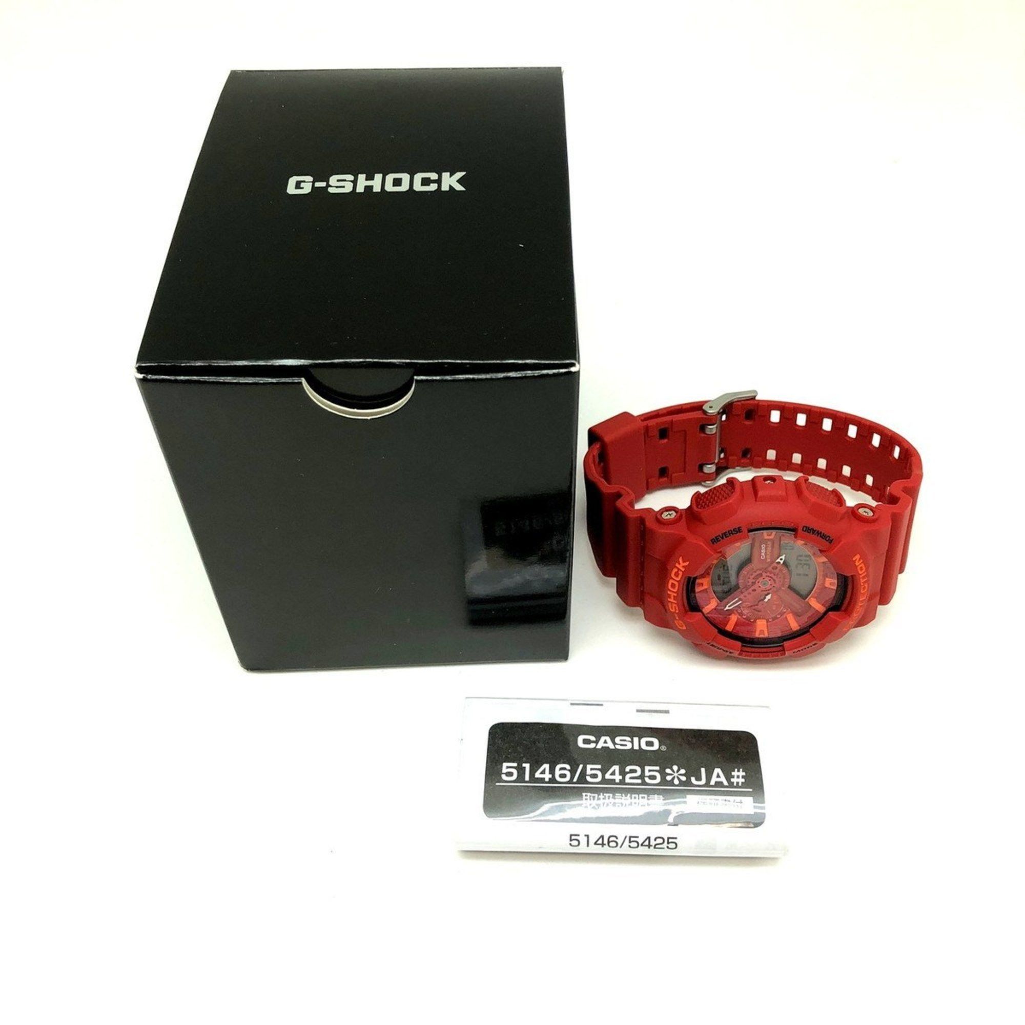 Casio G-SHOCK CASIO Watch GA-110AC-4A Blue and Red Series Model Big Case LED Light Layered Dial Analog-Digi Released March 2013 Kaizuka Store ITJQN43HQGDC Size ONE SIZE - 10 Thumbnail