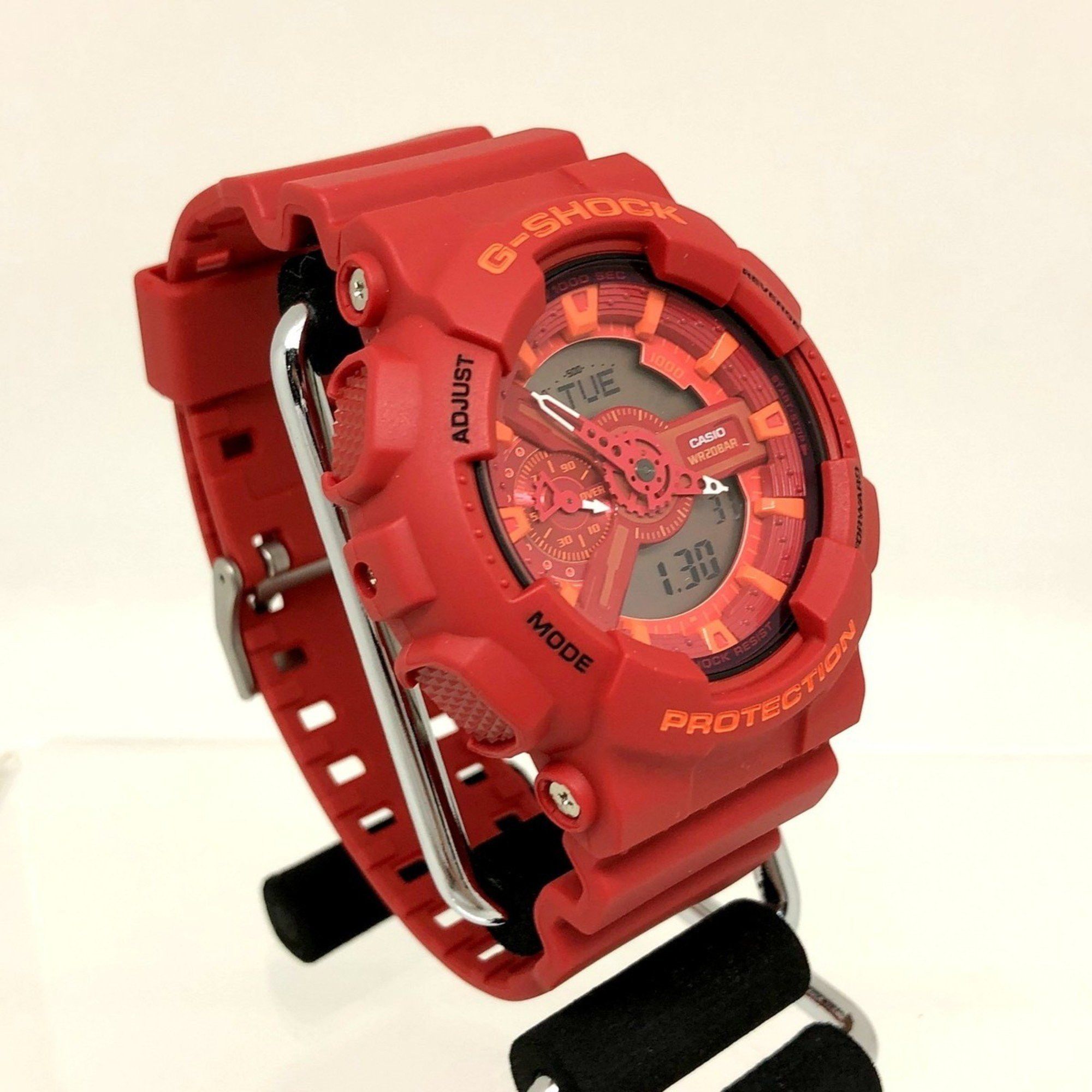 G-SHOCK CASIO Watch GA-110AC-4A Blue and Red Series Model Big Case