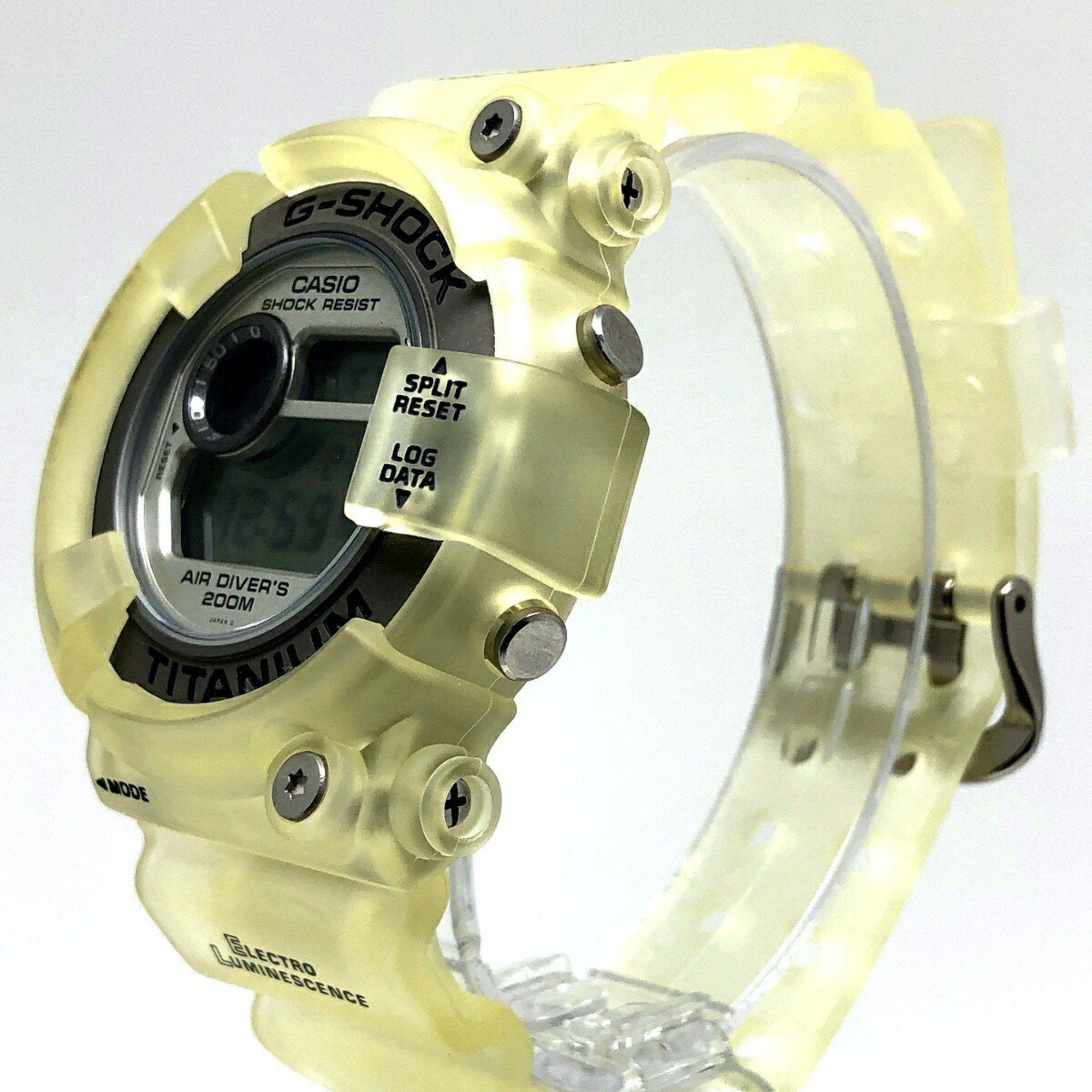 Casio G-SHOCK CASIO Watch DW-8200WC-7AT FROGMAN Titanium Case White Skeleton Transparent Frog Released August 1997 Mikunigaoka Store IT02MJKIDUQK Size ONE SIZE - 3 Thumbnail