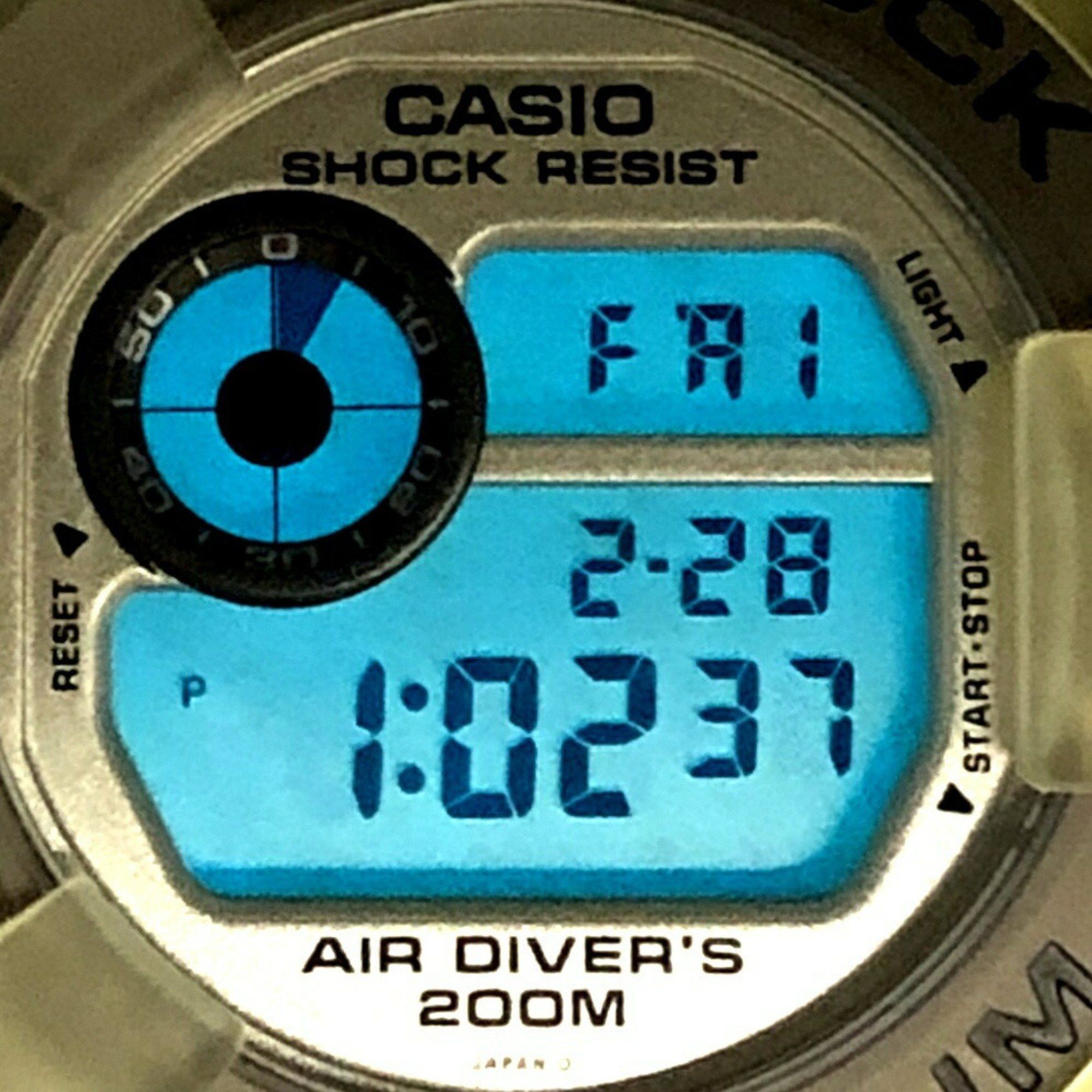 Casio G-SHOCK CASIO Watch DW-8200WC-7AT FROGMAN Titanium Case White Skeleton Transparent Frog Released August 1997 Mikunigaoka Store IT02MJKIDUQK Size ONE SIZE - 9 Thumbnail