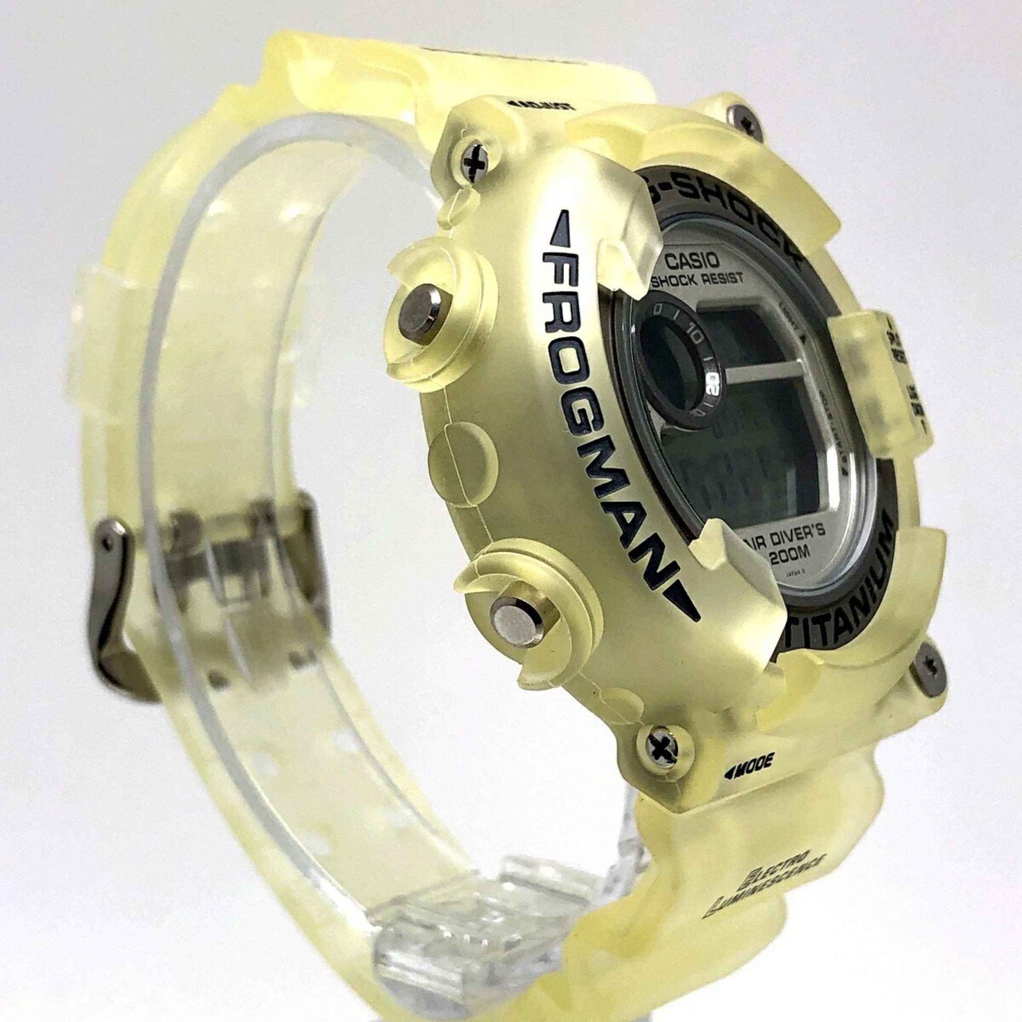 Casio G-SHOCK CASIO Watch DW-8200WC-7AT FROGMAN Titanium Case White Skeleton Transparent Frog Released August 1997 Mikunigaoka Store IT02MJKIDUQK Size ONE SIZE - 2 Thumbnail