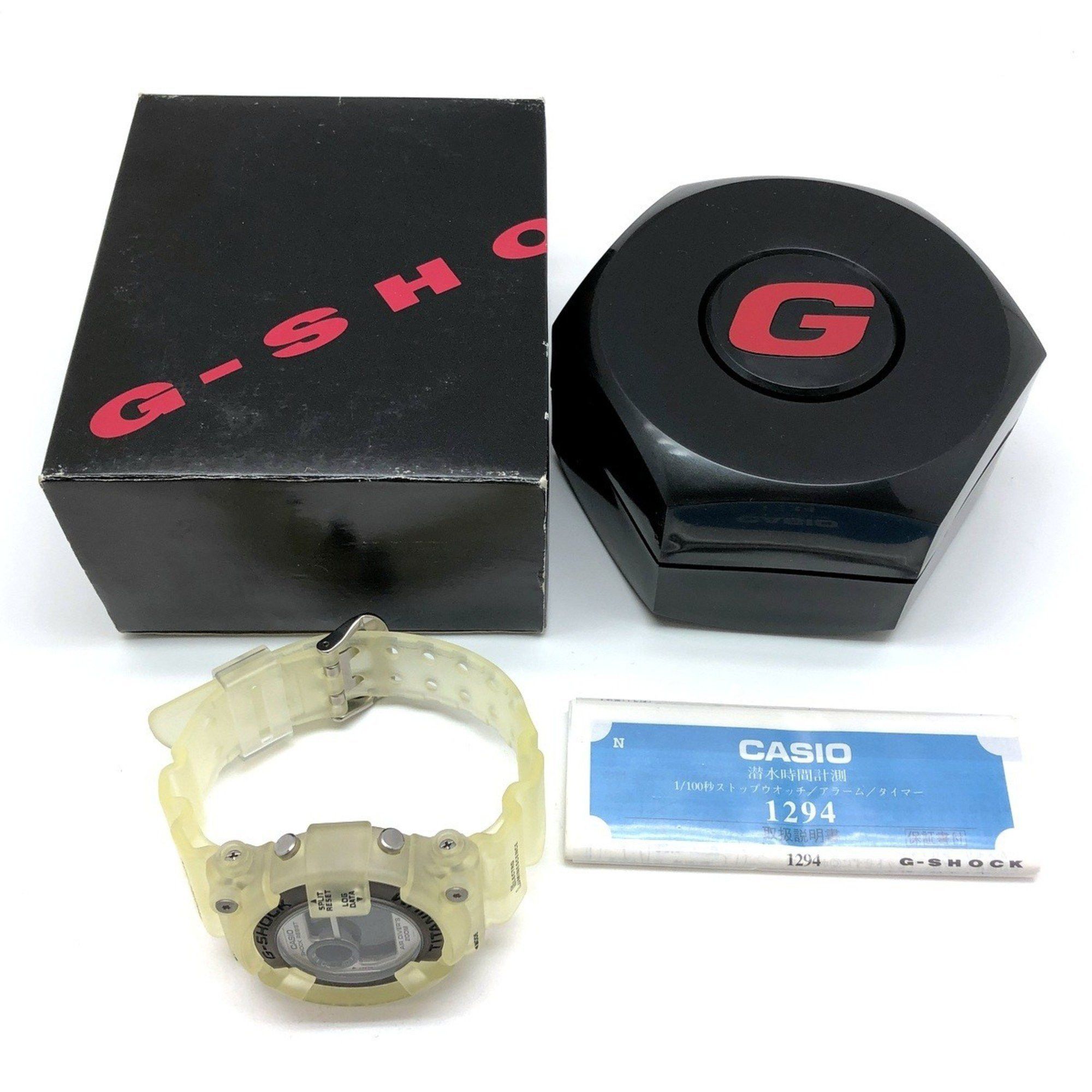 Casio G-SHOCK CASIO Watch DW-8200WC-7AT FROGMAN Titanium Case White Skeleton Transparent Frog Released August 1997 Mikunigaoka Store IT02MJKIDUQK Size ONE SIZE - 10 Thumbnail