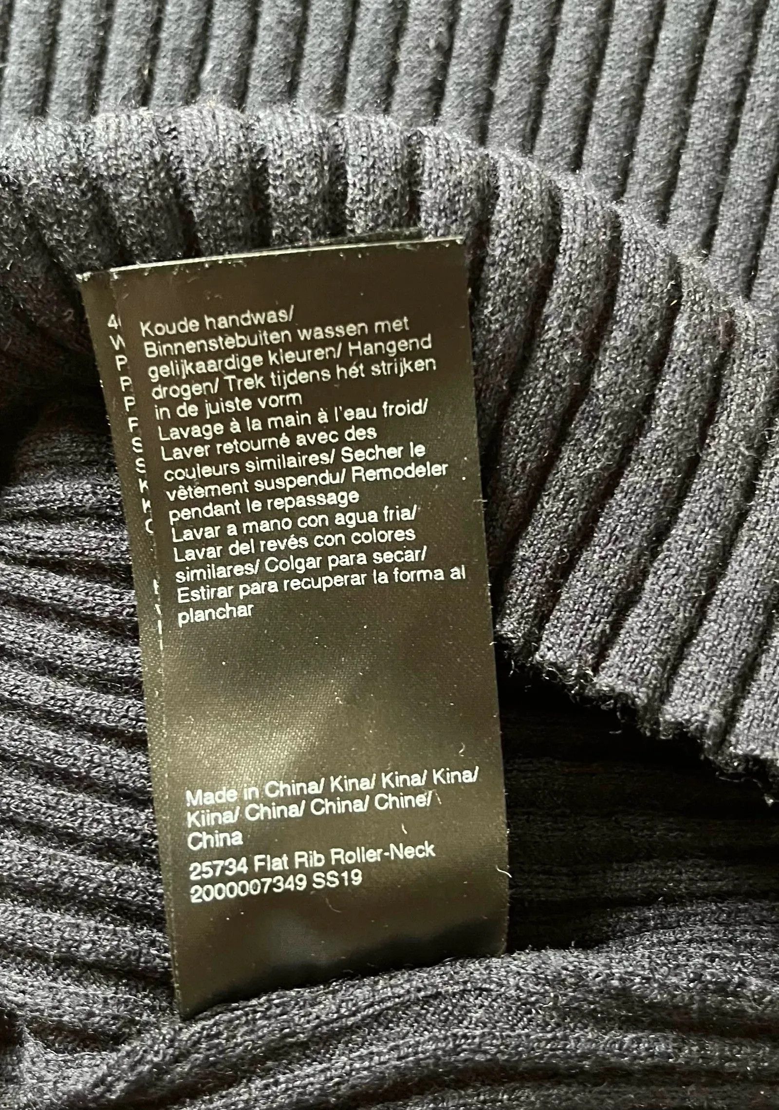 Filippa K Filippa K Flat rib roller neck Top Size XS / US 0-2 / IT 36-38 - 3 Thumbnail