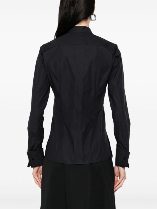 MaxMara Black Long Blouse 42（Max Mara MAX MARA Women Shirts 