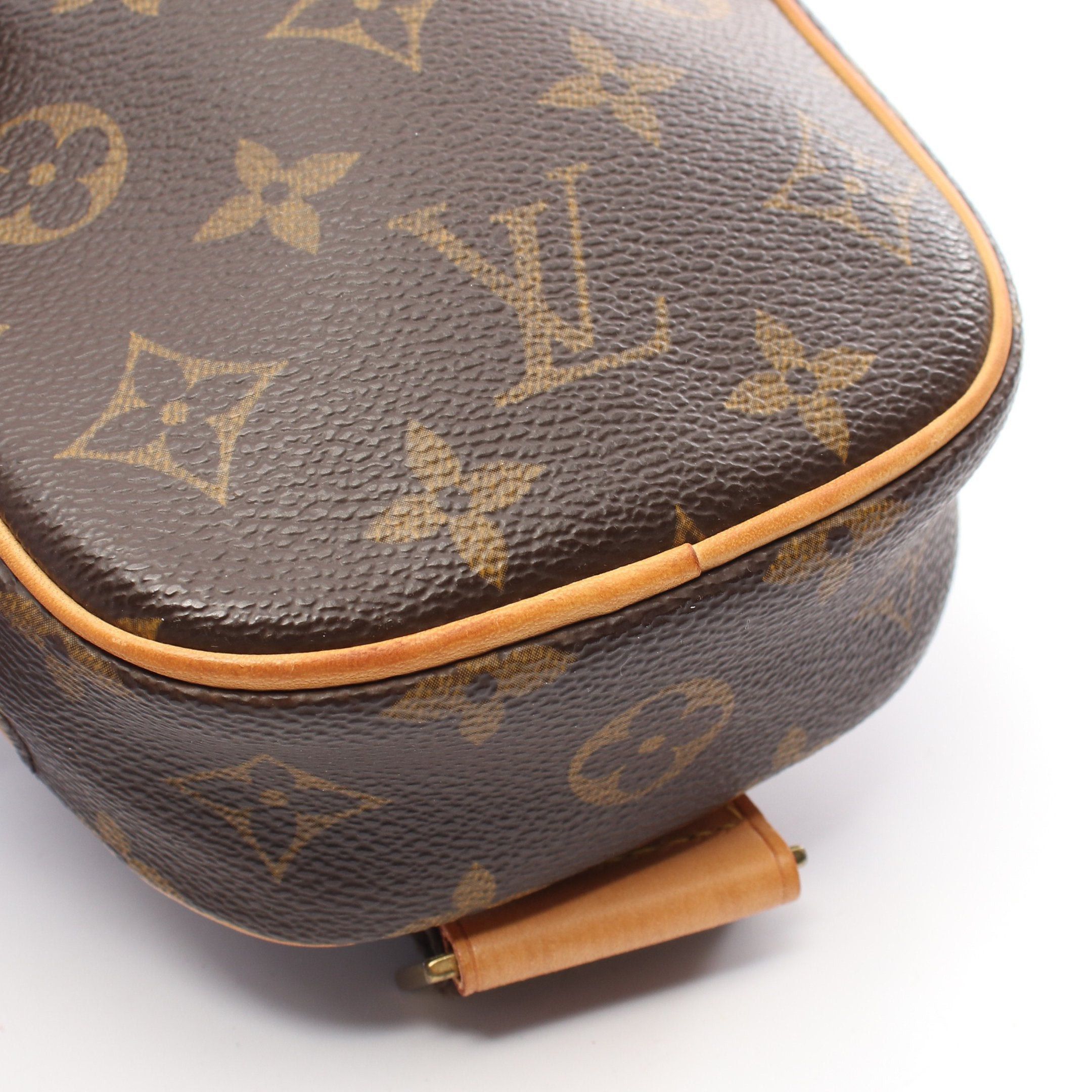 Louis Vuitton Louis Vuitton Pochette Ganju Monogram Body Bag Leather Brown Size ONE SIZE - 8 Thumbnail