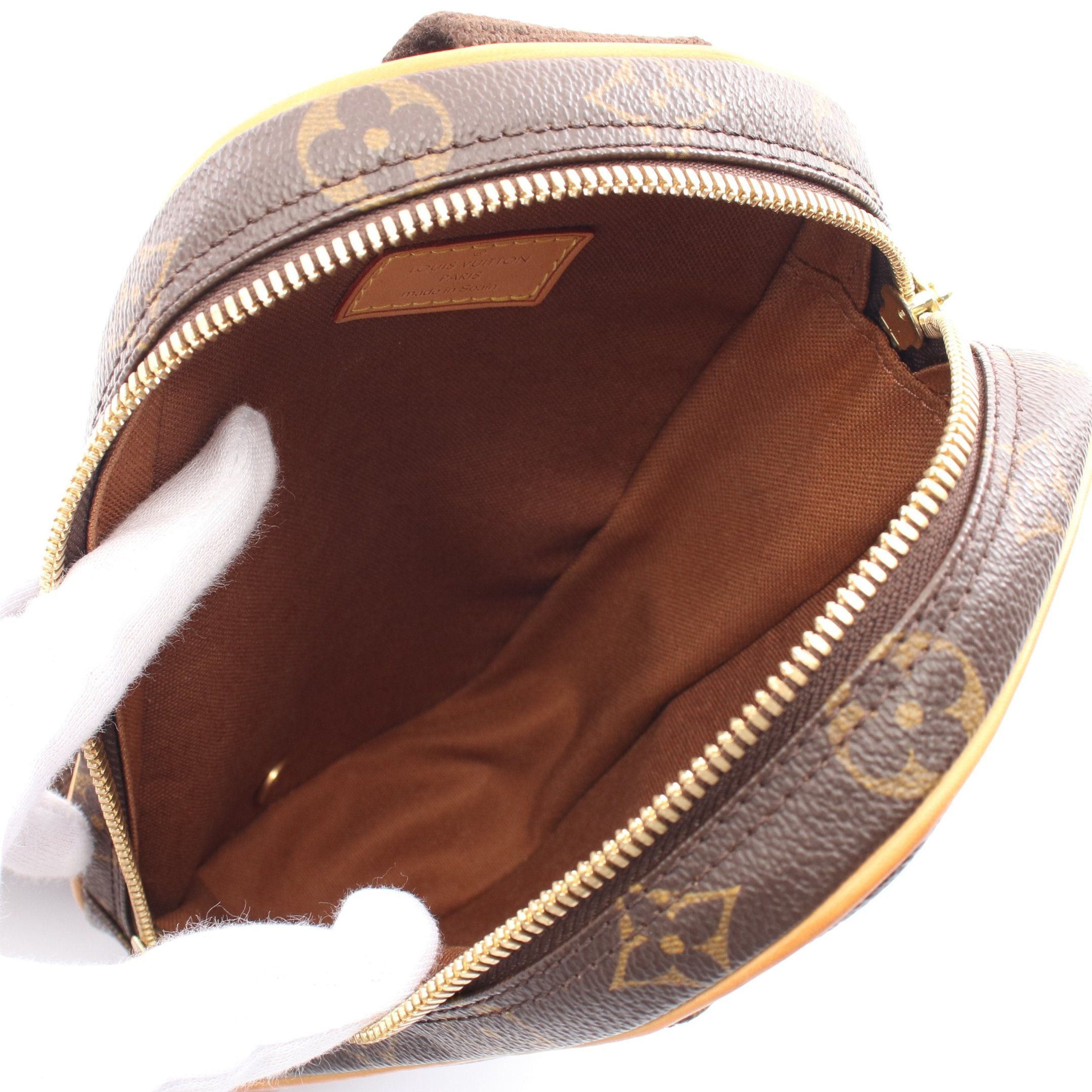 Louis Vuitton Louis Vuitton Pochette Ganju Monogram Body Bag Leather Brown Size ONE SIZE - 3 Thumbnail