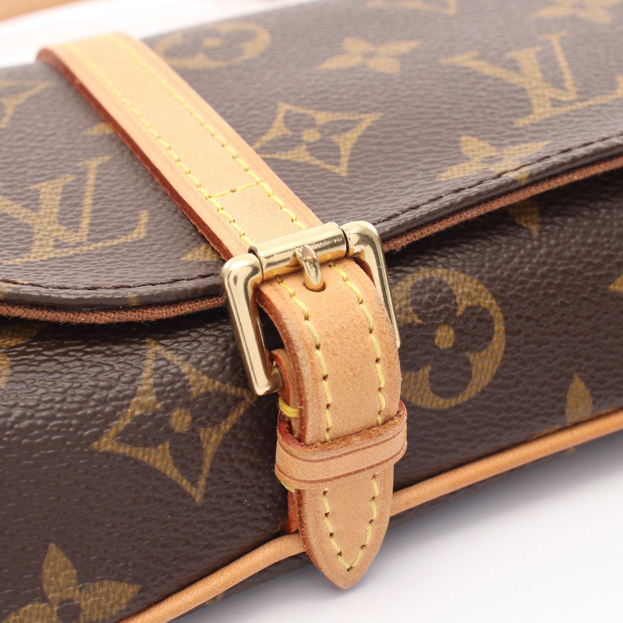 Louis Vuitton Louis Vuitton Pochette Murrell Monogram Body Bag Waist Leather Brown Size ONE SIZE - 8 Thumbnail