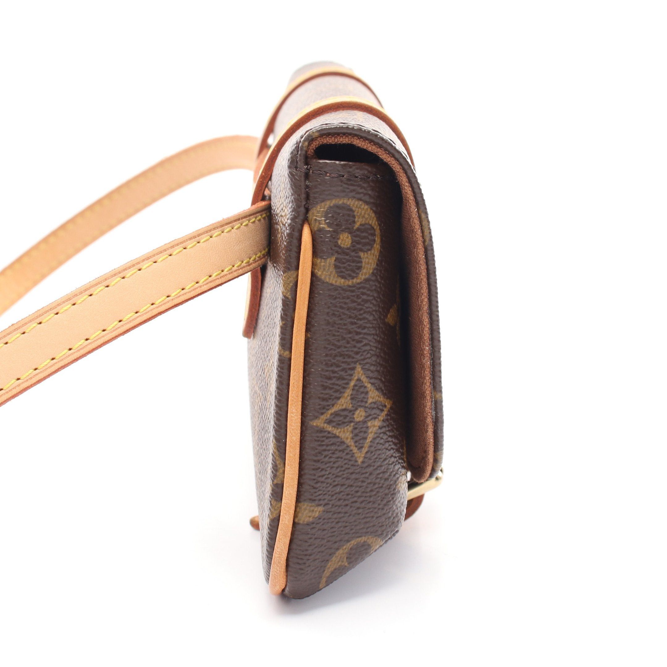 Louis Vuitton Louis Vuitton Pochette Murrell Monogram Body Bag Waist Leather Brown Size ONE SIZE - 11 Thumbnail