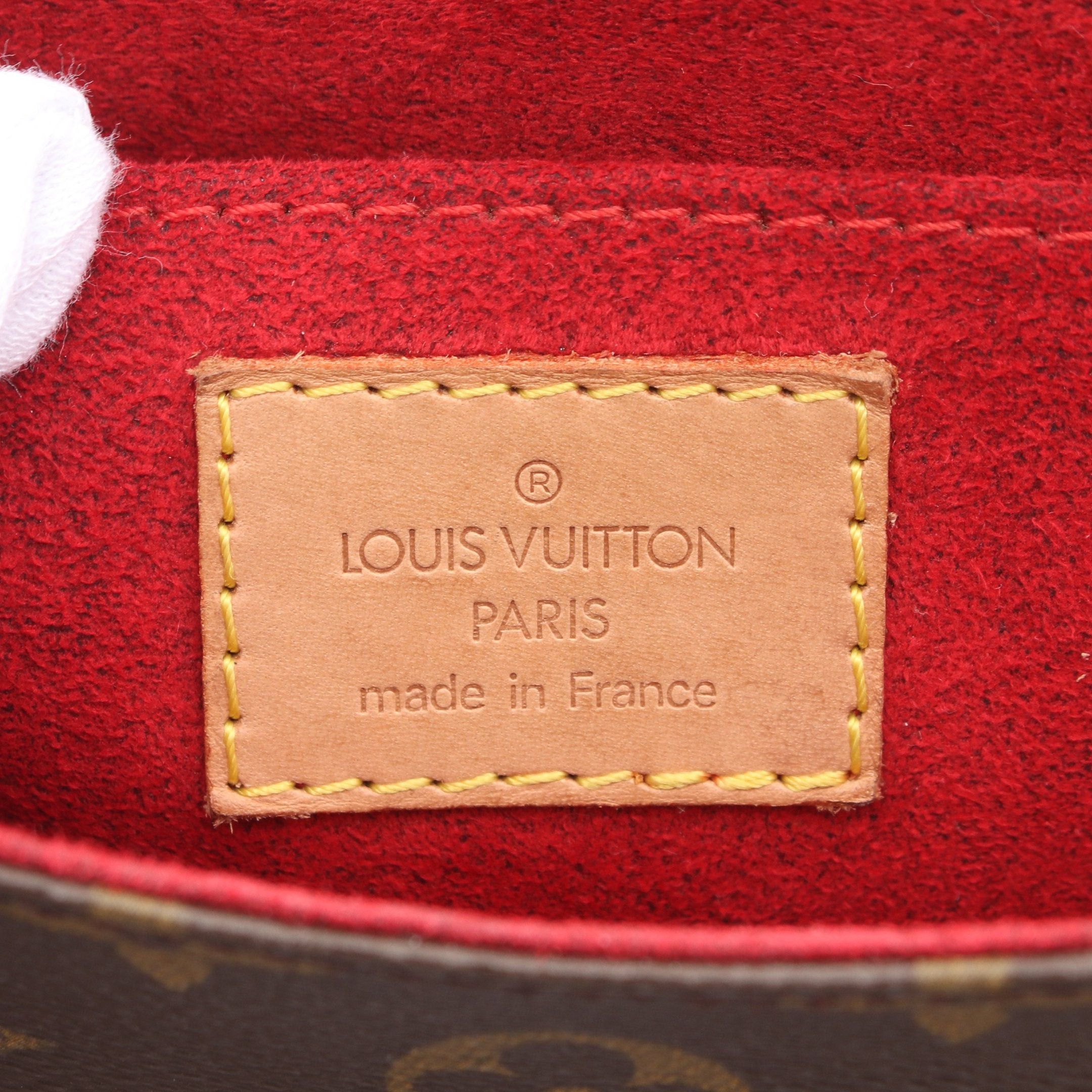 Louis Vuitton Louis Vuitton Tambourine Monogram Shoulder Bag Leather Brown Size ONE SIZE - 4 Thumbnail