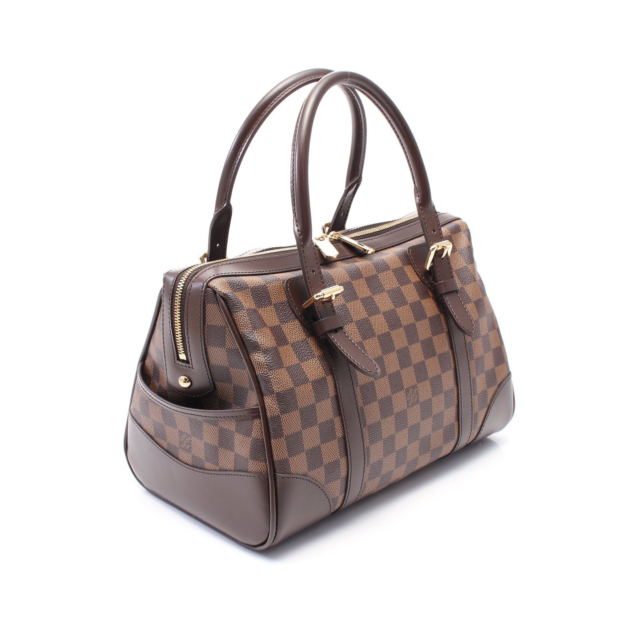 Louis Vuitton Louis Vuitton Berkeley Damier Ebene Handbag Leather Brown Size ONE SIZE - 2 Thumbnail