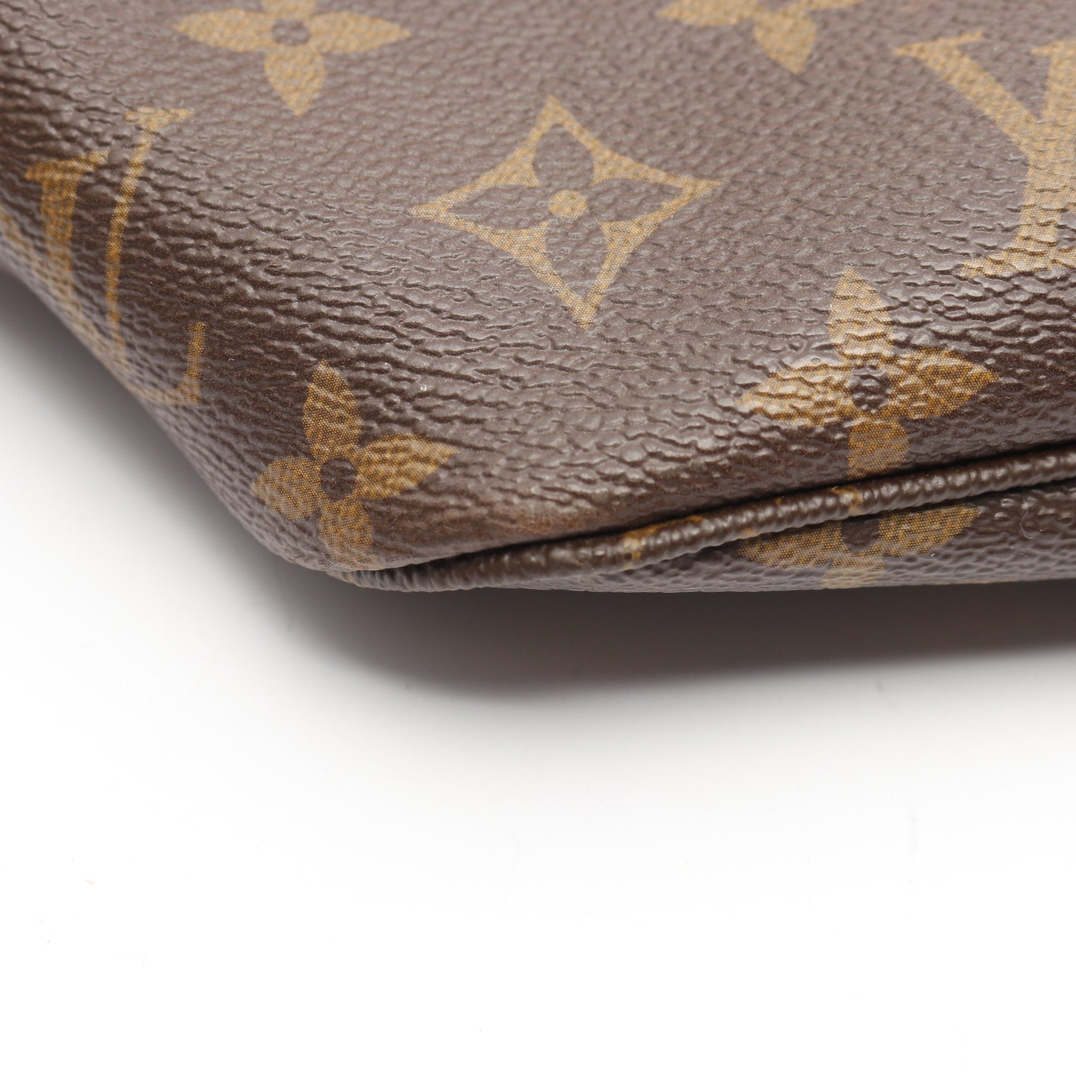 Louis Vuitton Louis Vuitton Neverfull Pm Monogram Fuchsia Handbag Tote Bag Leather Brown Size ONE SIZE - 9 Thumbnail