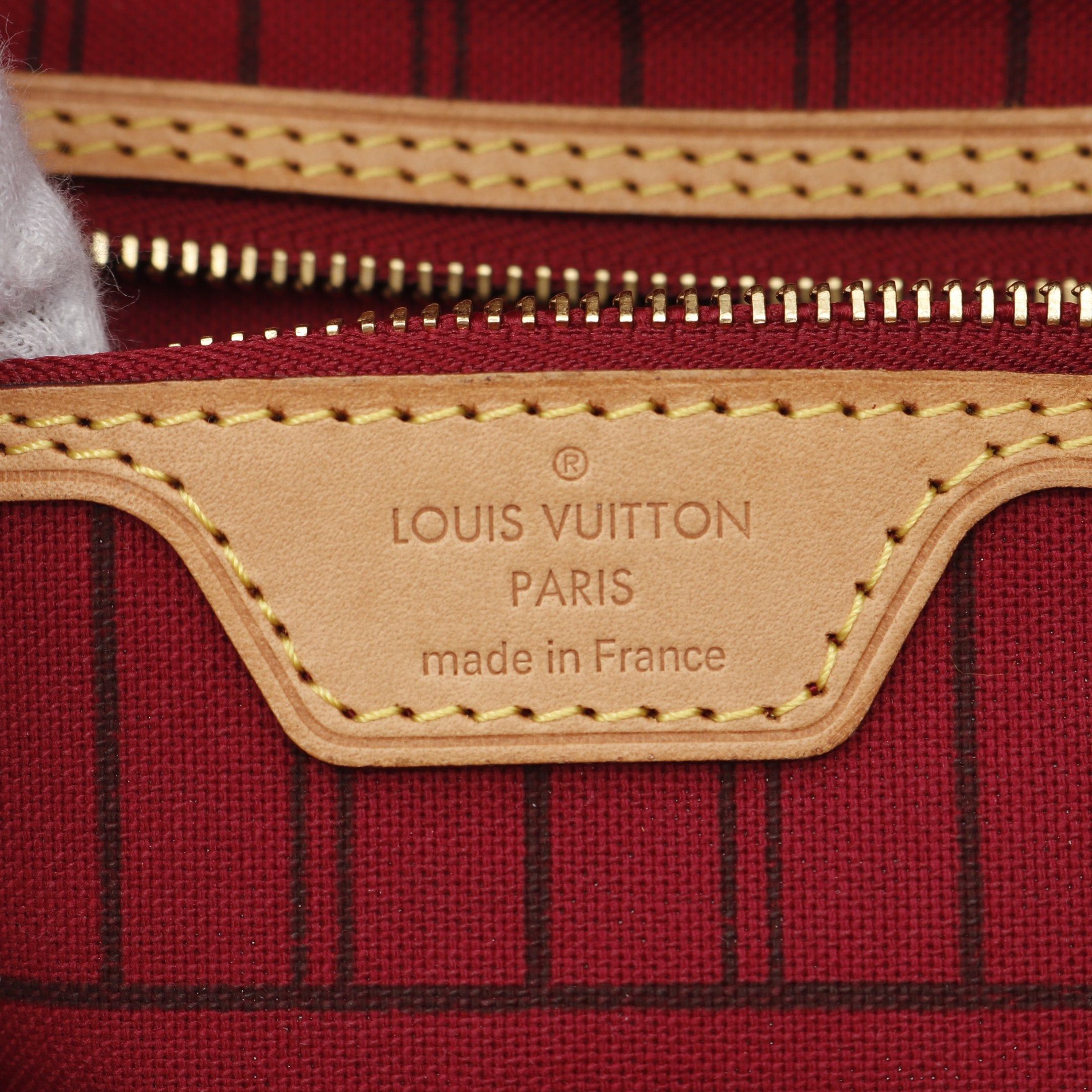 Louis Vuitton Louis Vuitton Neverfull Pm Monogram Fuchsia Handbag Tote Bag Leather Brown Size ONE SIZE - 4 Thumbnail