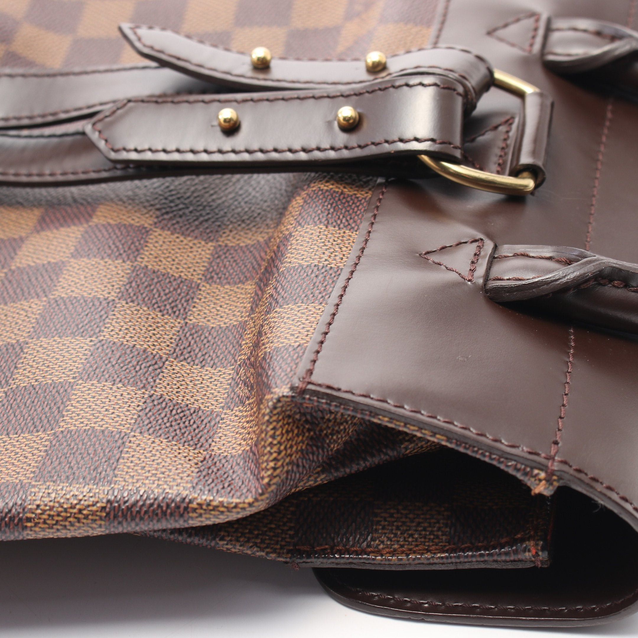 Louis Vuitton Louis Vuitton Soho Damier Ebene Backpack Rucksack Leather Brown Size ONE SIZE - 9 Thumbnail