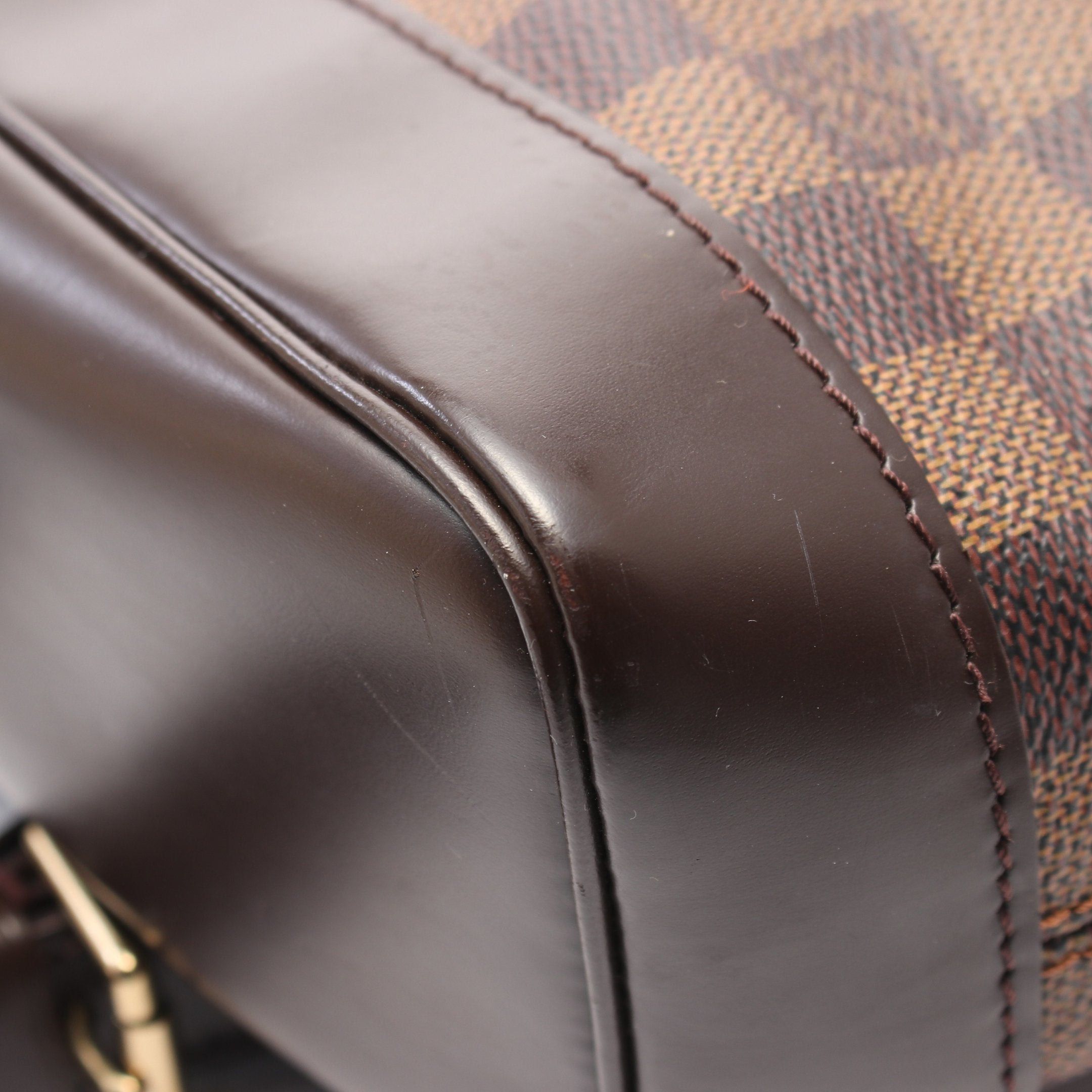 Louis Vuitton Louis Vuitton Soho Damier Ebene Backpack Rucksack Leather Brown Size ONE SIZE - 7 Thumbnail