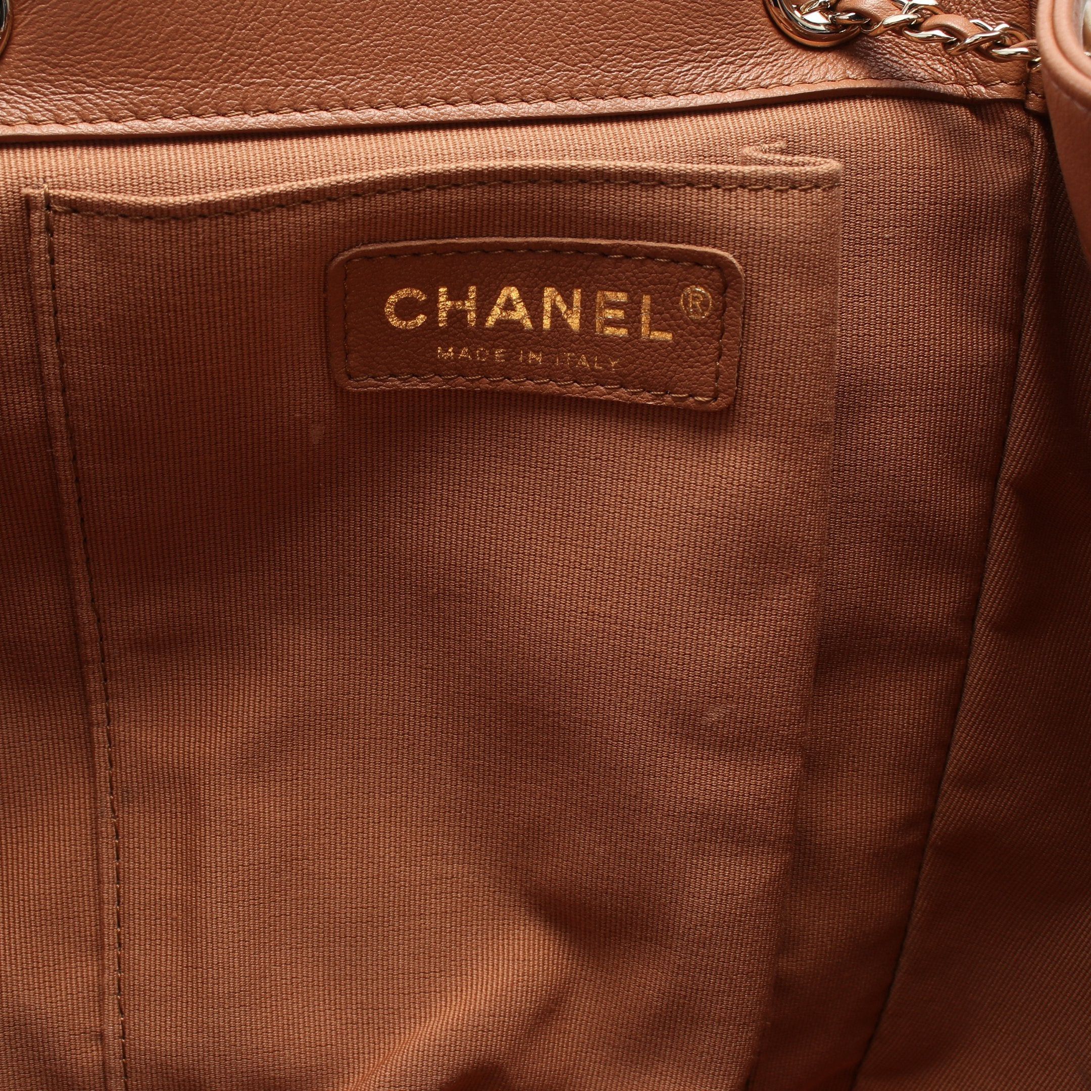 Chanel Chanel Matelasse Backpack Rucksack Leather Light Brown Gold Hardware Size ONE SIZE - 6 Thumbnail